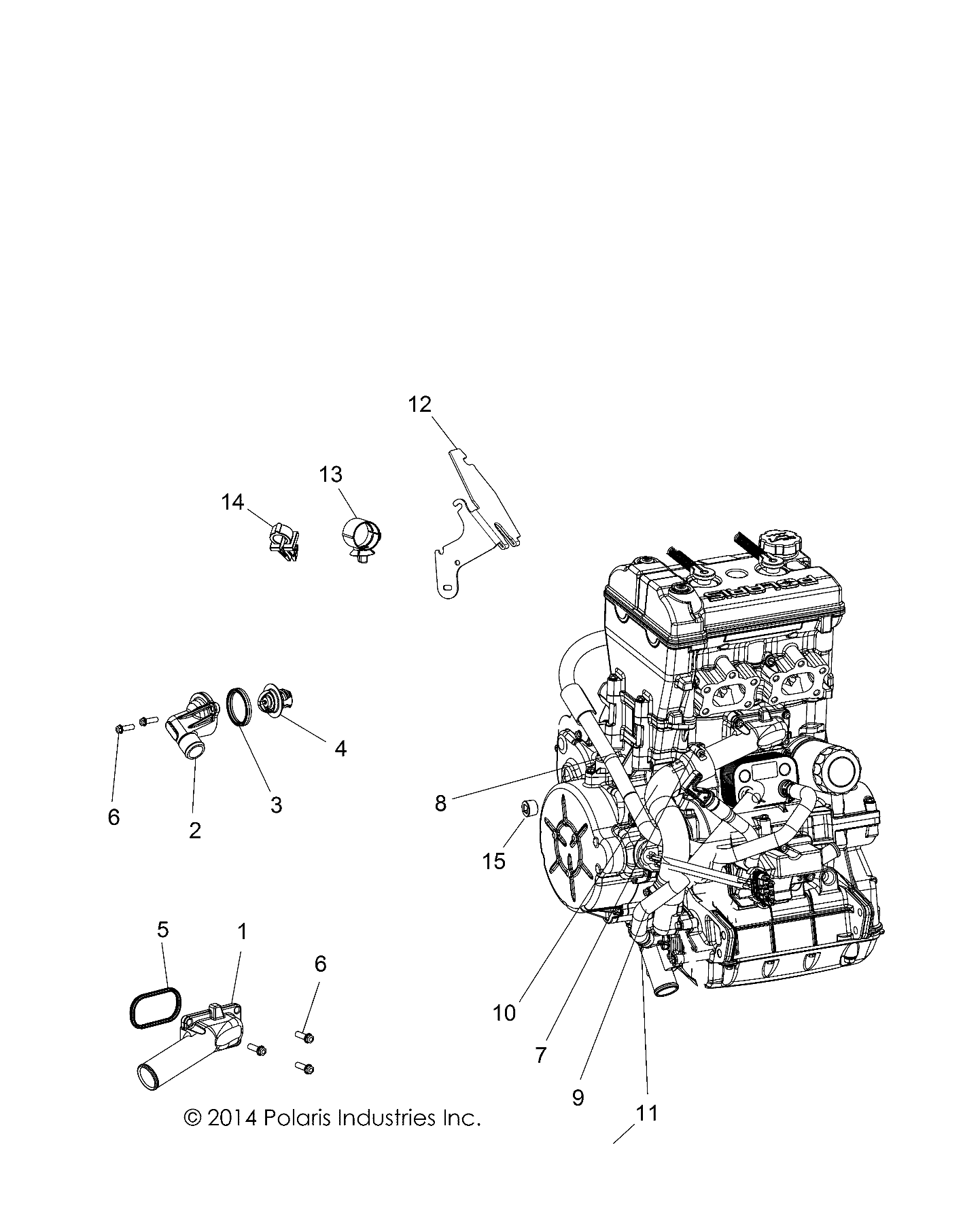 MOTEUR THERMOSTAT POUR RZR 4 900 2015