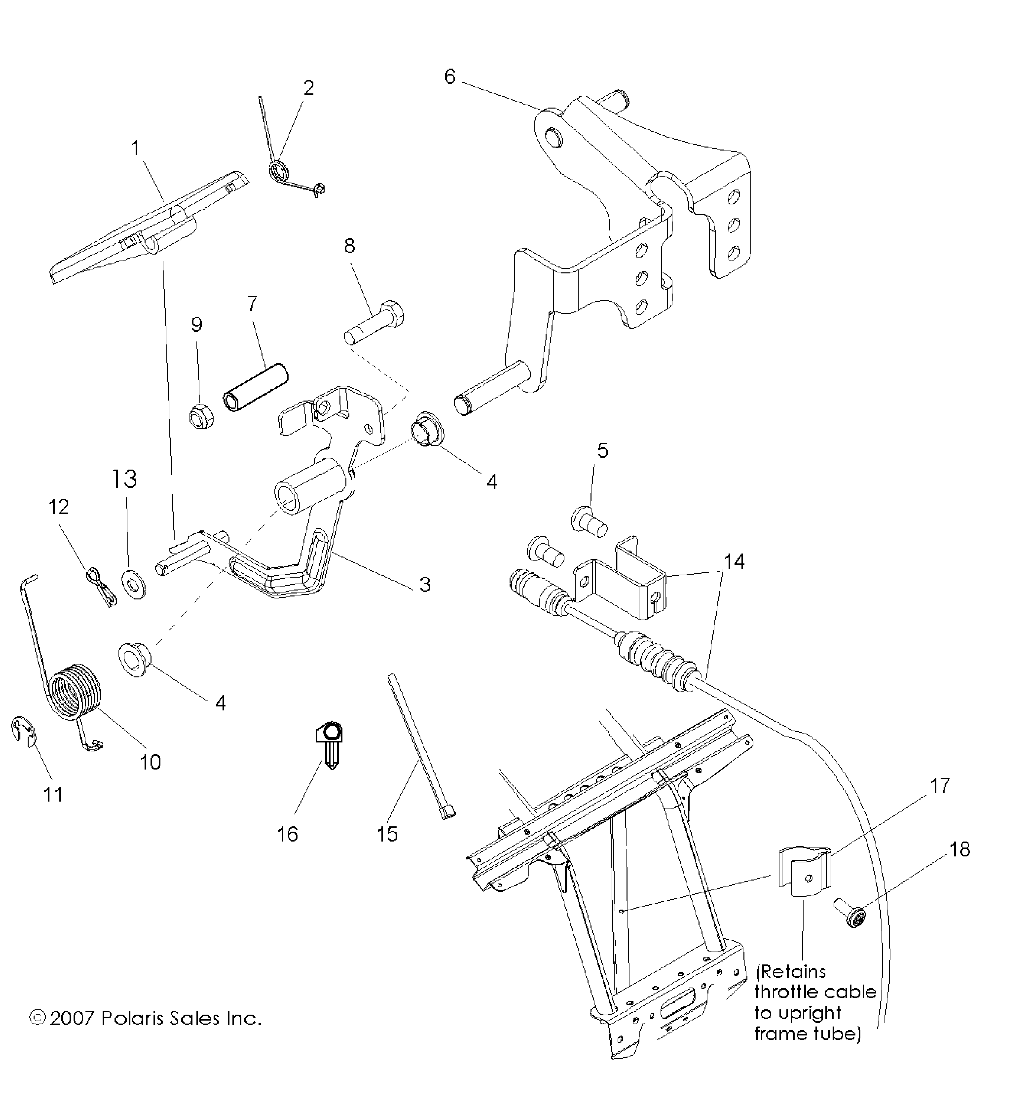 MOTEUR PEDALE DACCELERATEUR POUR RZR 800 EFI 2008