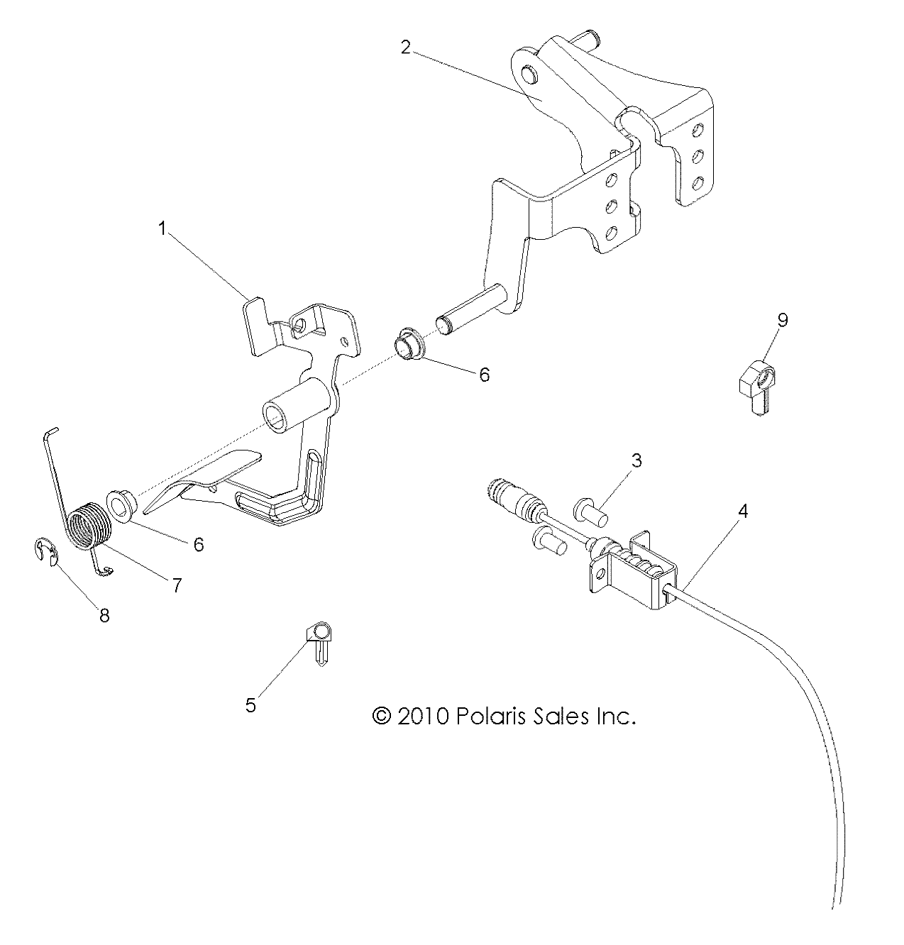 MOTEUR PEDALE DACCELERATEUR POUR RZR XP 900 2011