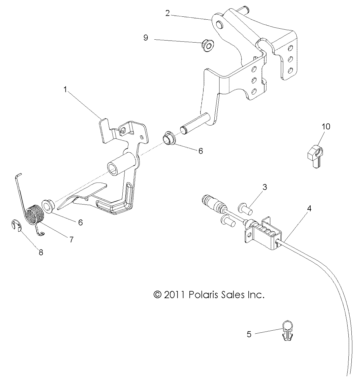 MOTEUR PEDALE DACCELERATEUR POUR RZR 570 EFI 2012
