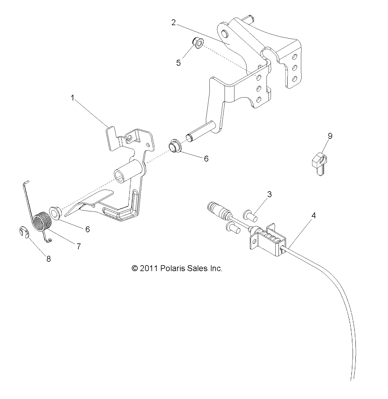 MOTEUR PEDALE DACCELERATEUR POUR RZR XP INTL 2012