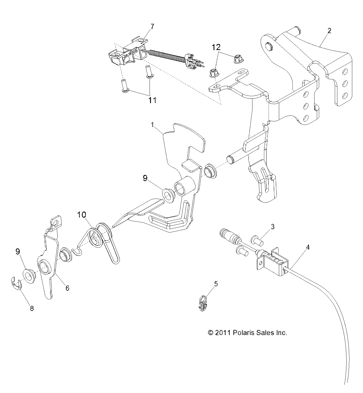 MOTEUR PEDALE DACCELERATEUR POUR RZR S 800 EFI ISRAEL 2013