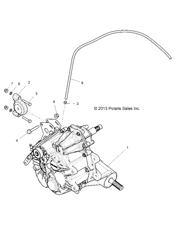 TRANSMISSION MONTAGE BOITE PRINCIPALE POUR RZR XP 4 1000 2015