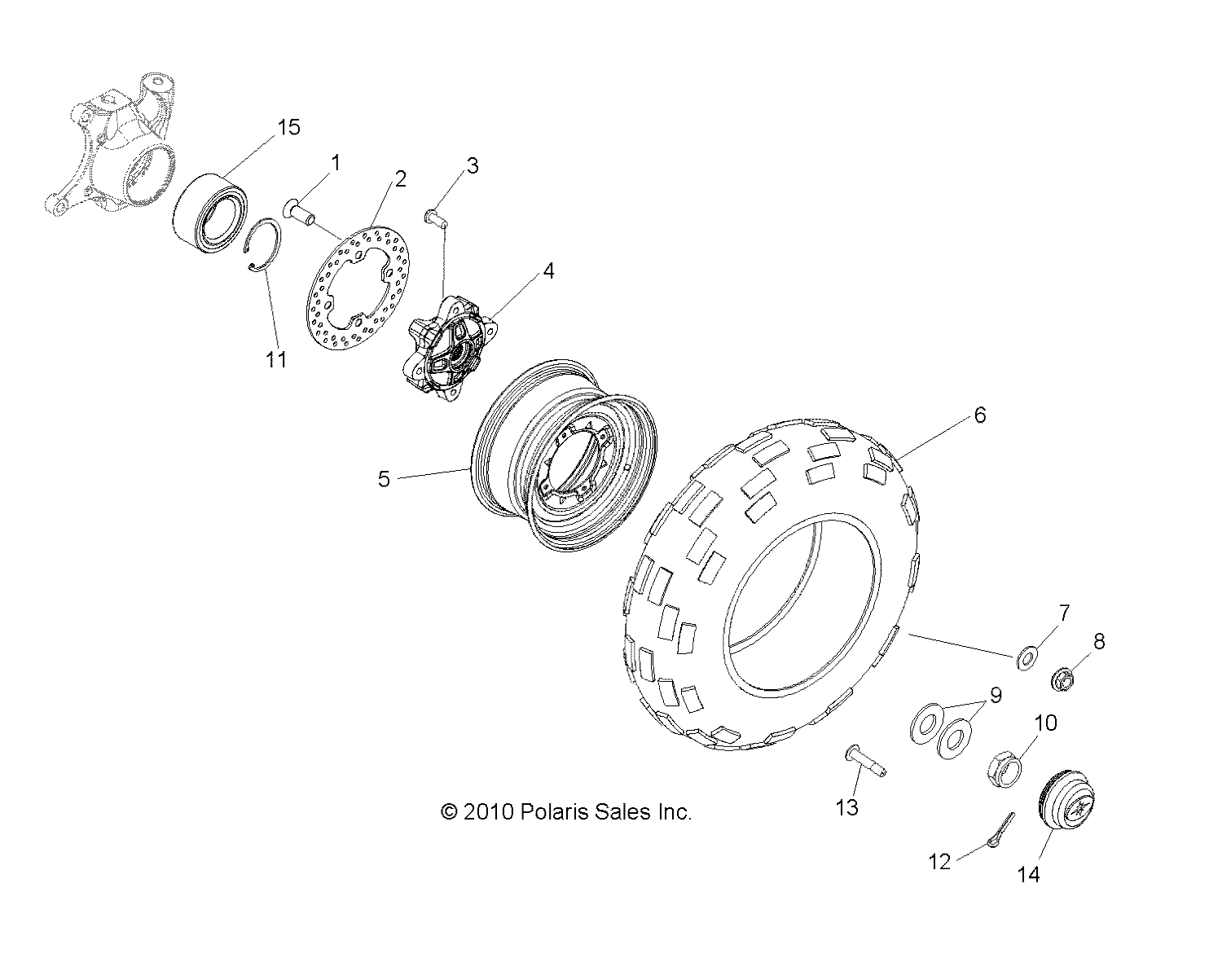 ROUES ROUES AVANT POUR RANGER 4X4 900 DIESEL CREW 2012
