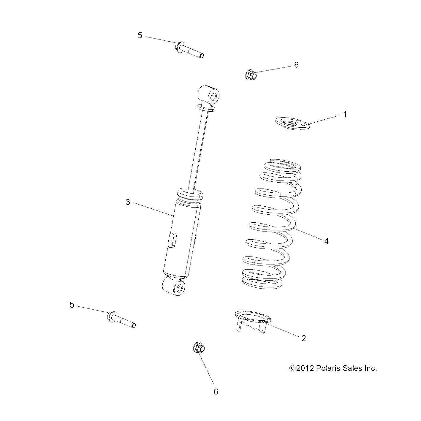 SUSPENSION AMORTISSEUR AVANT POUR RANGER 1000 PS FULL SIZE 2021