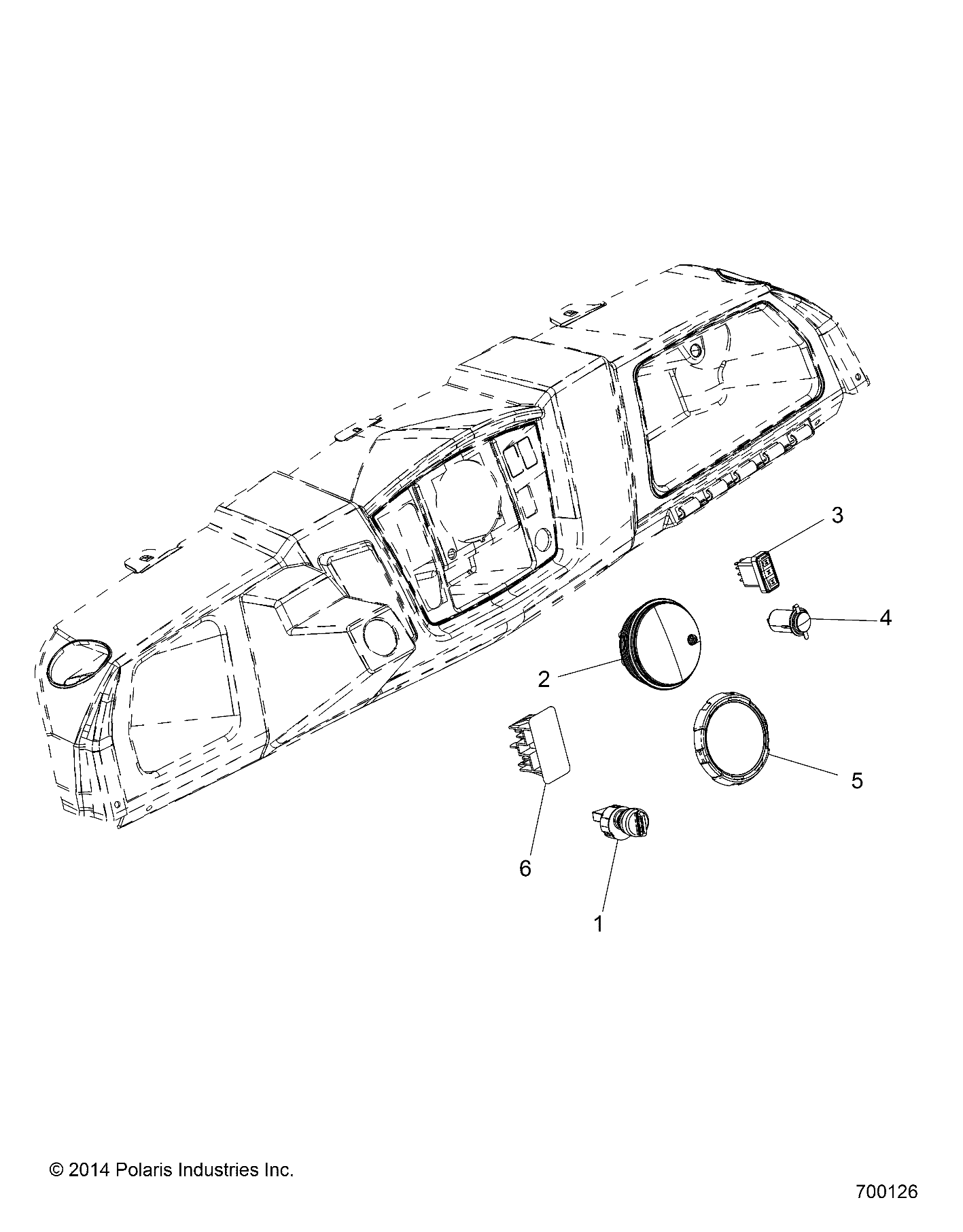 ELECTRIQUE INSTRUMENTS DU TABLEAU DE BORDS ET CONTROLEURS POUR RANGER ETX EU 2015