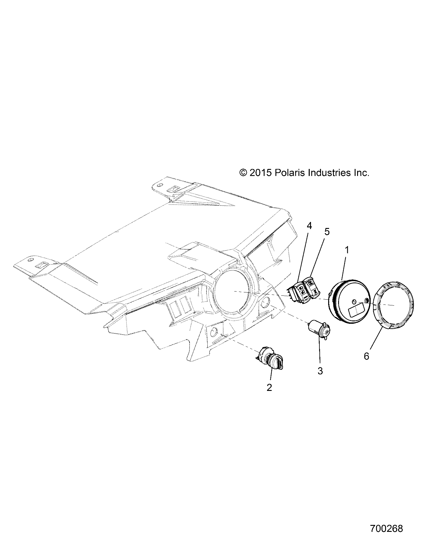 ELECTRIQUE INSTRUMENTS DU TABLEAU DE BORDS ET CONTROLEURS POUR RZR 1000 60 INCH ALL OPTIONS 2016