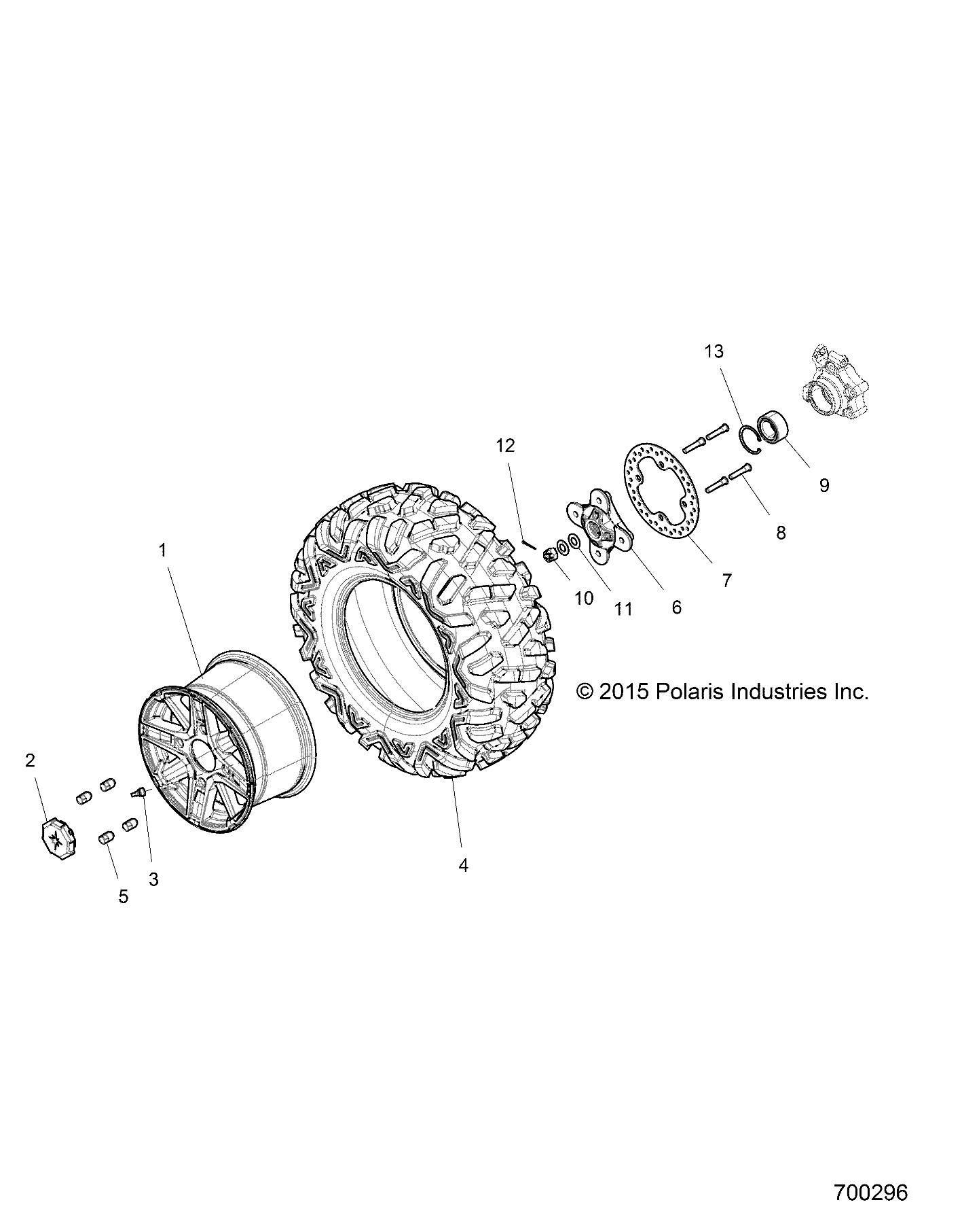 ROUES ROUES ARRIERE POUR RZR XP 1000 2016