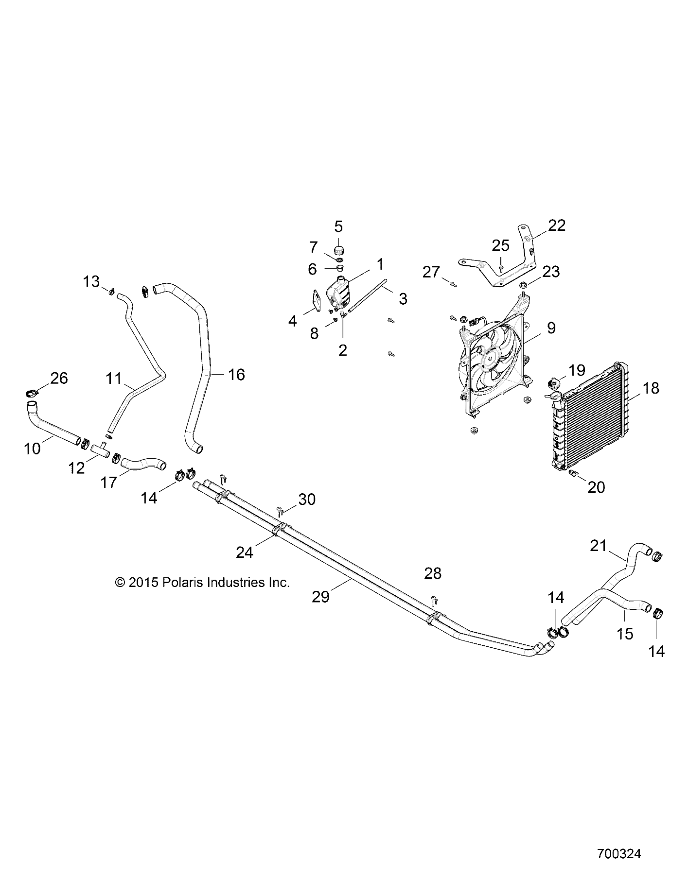 MOTEUR SYSTEME DE REFROIDISSEMENT POUR RANGER ETX 2016