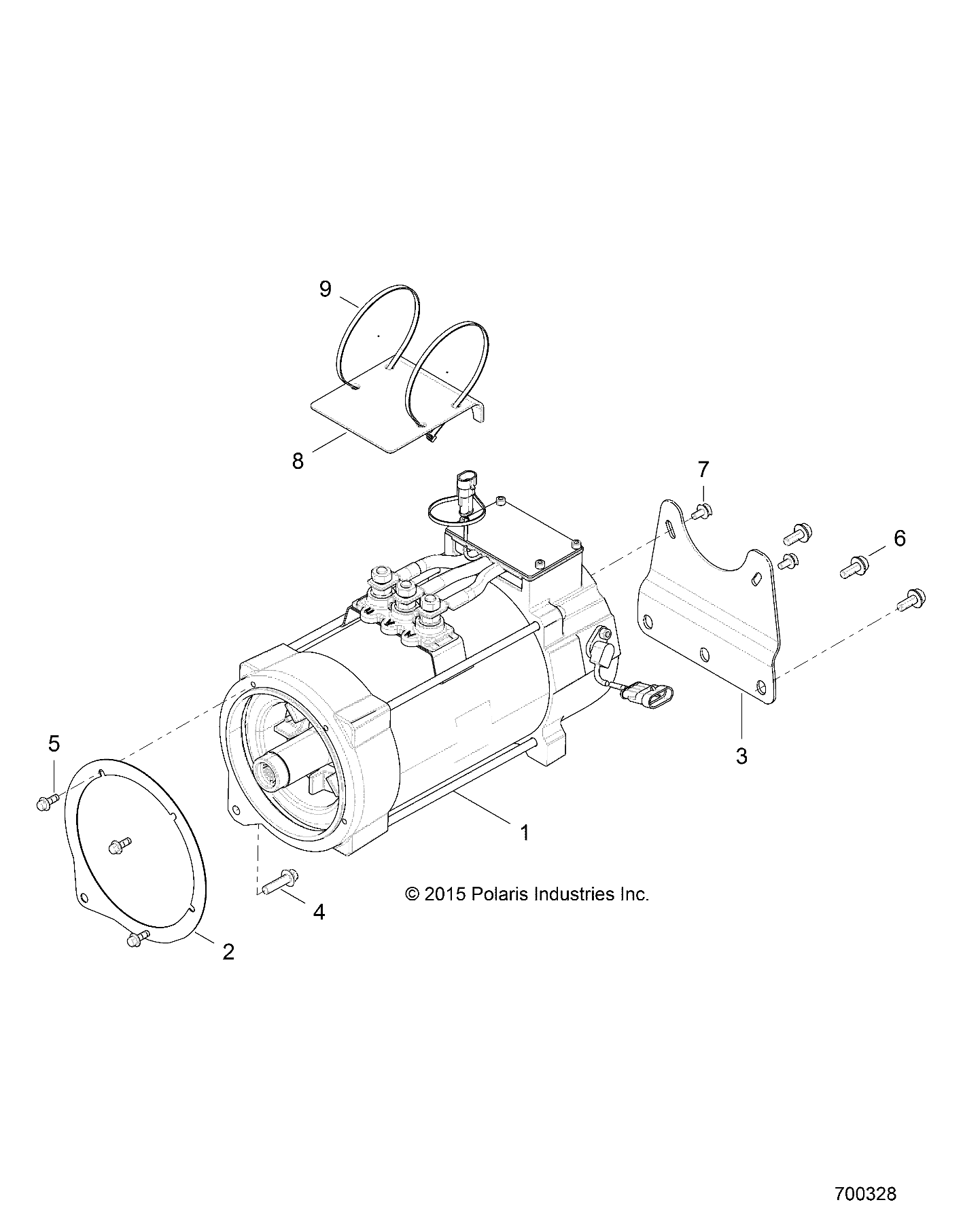 ELECTRIQUE MOTEUR 48 VAC POUR RANGER 48V EV INTL 2022