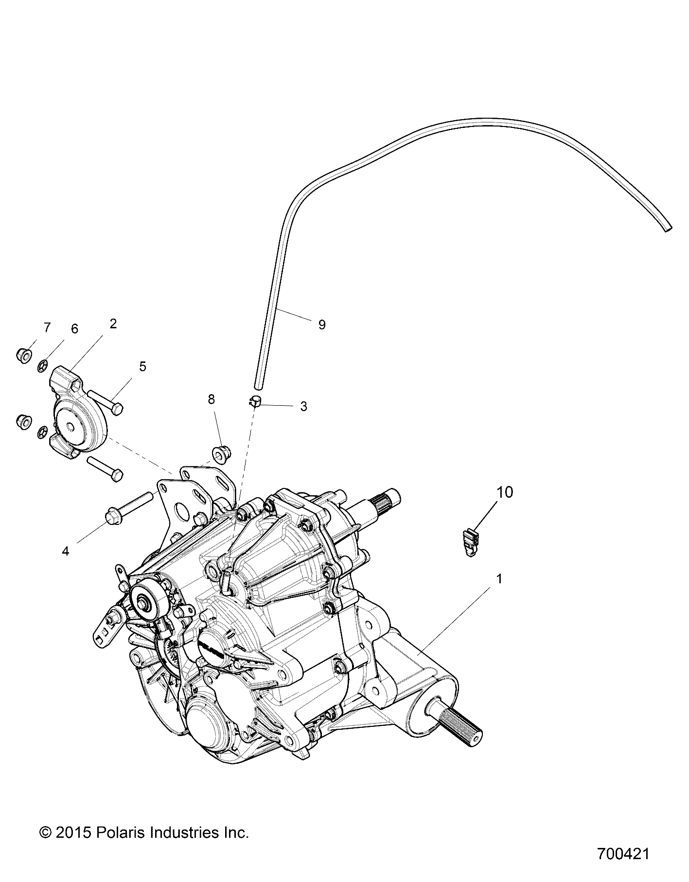 TRANSMISSION MONTAGE BOITE PRINCIPALE POUR RZR 1000 60 INCH ALL OPTIONS 2016