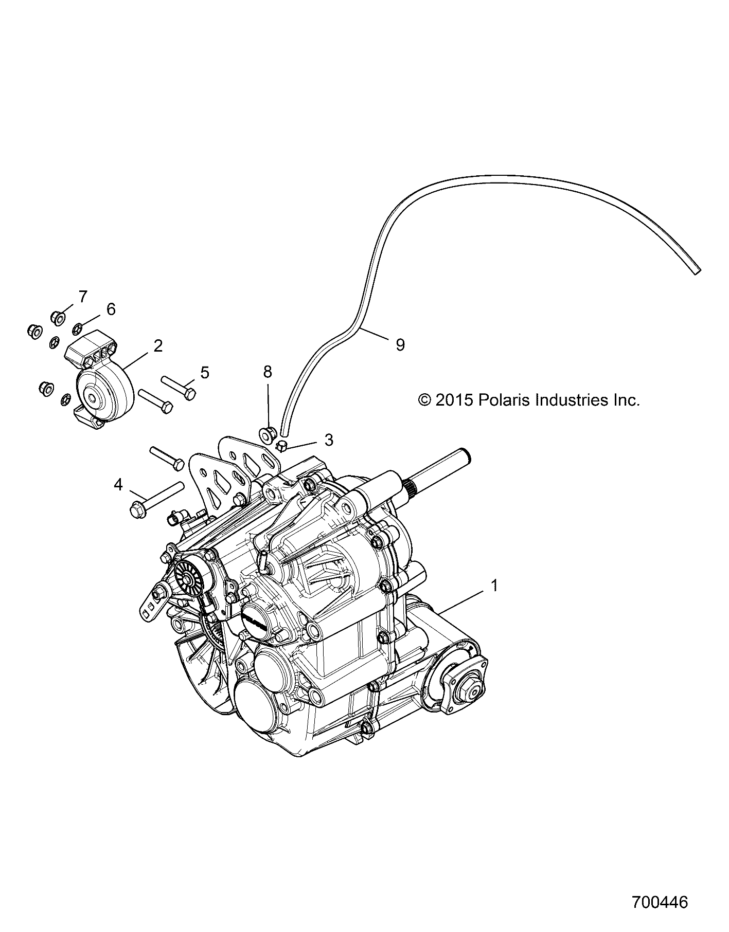 TRANSMISSION MONTAGE BOITE PRINCIPALE POUR RZR XP TURBO MD 2018