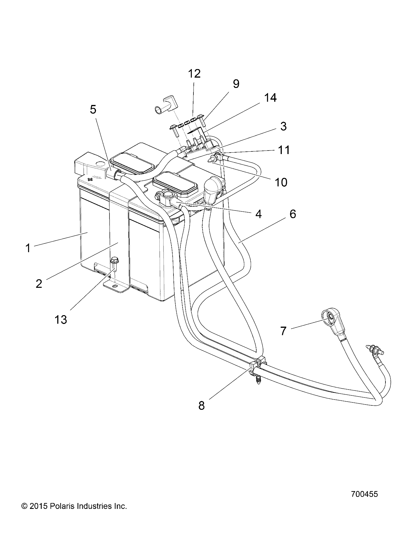 ELECTRIQUE BATTERIE POUR RANGER 1000 DIESEL EU 2016