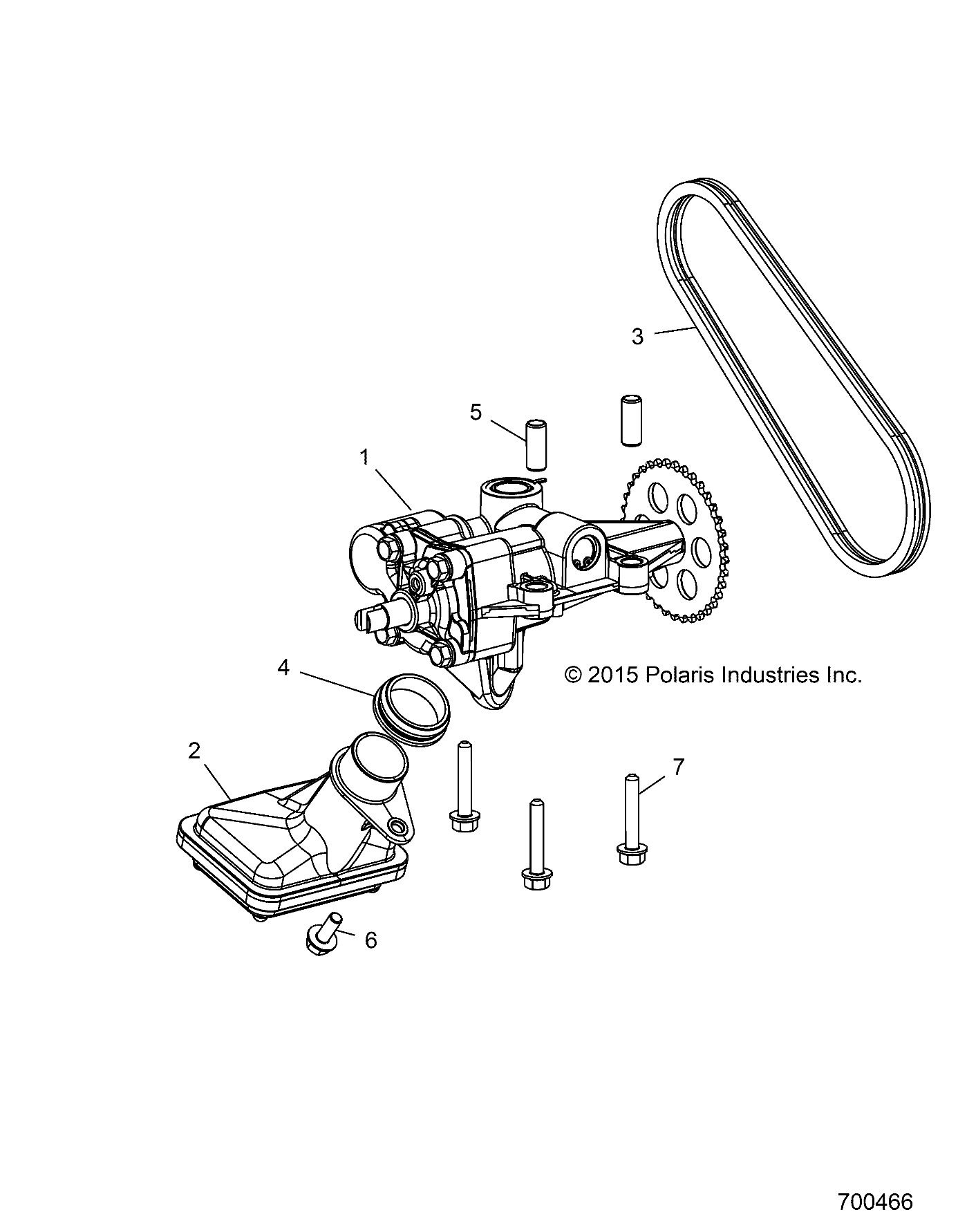 MOTEUR POMPE A HUILE POUR RZR XP TURBO 2016