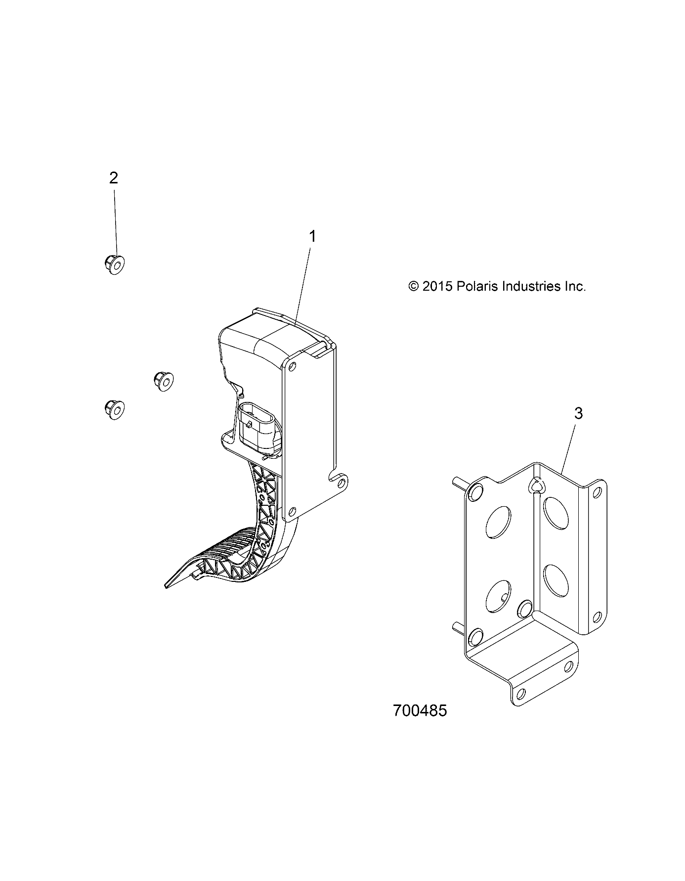 MOTEUR PEDALE DACCELERATEUR POUR RANGER 570 EPS HD 2023