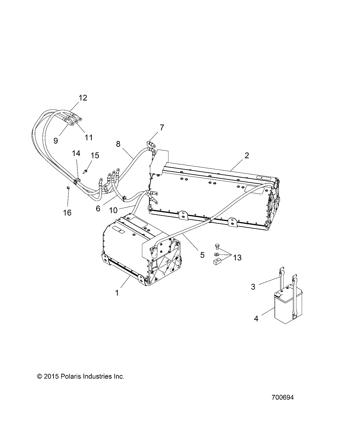 ELECTRIQUE BATTERIE POUR RANGER EV LIION 2016