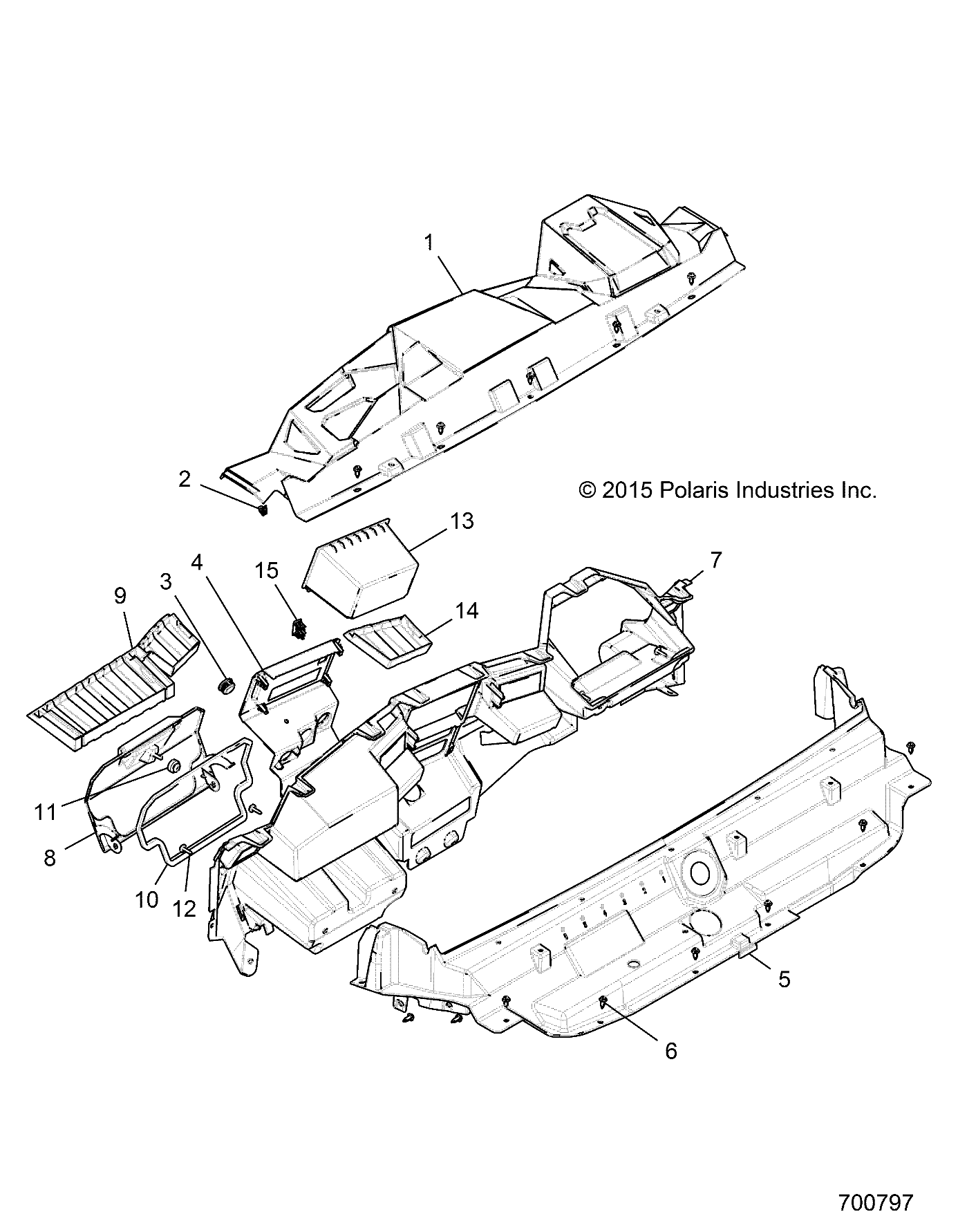 CARROSSERIE TABLEAU DE BORDS POUR GENERAL XP4 1000 DELUXE 2022