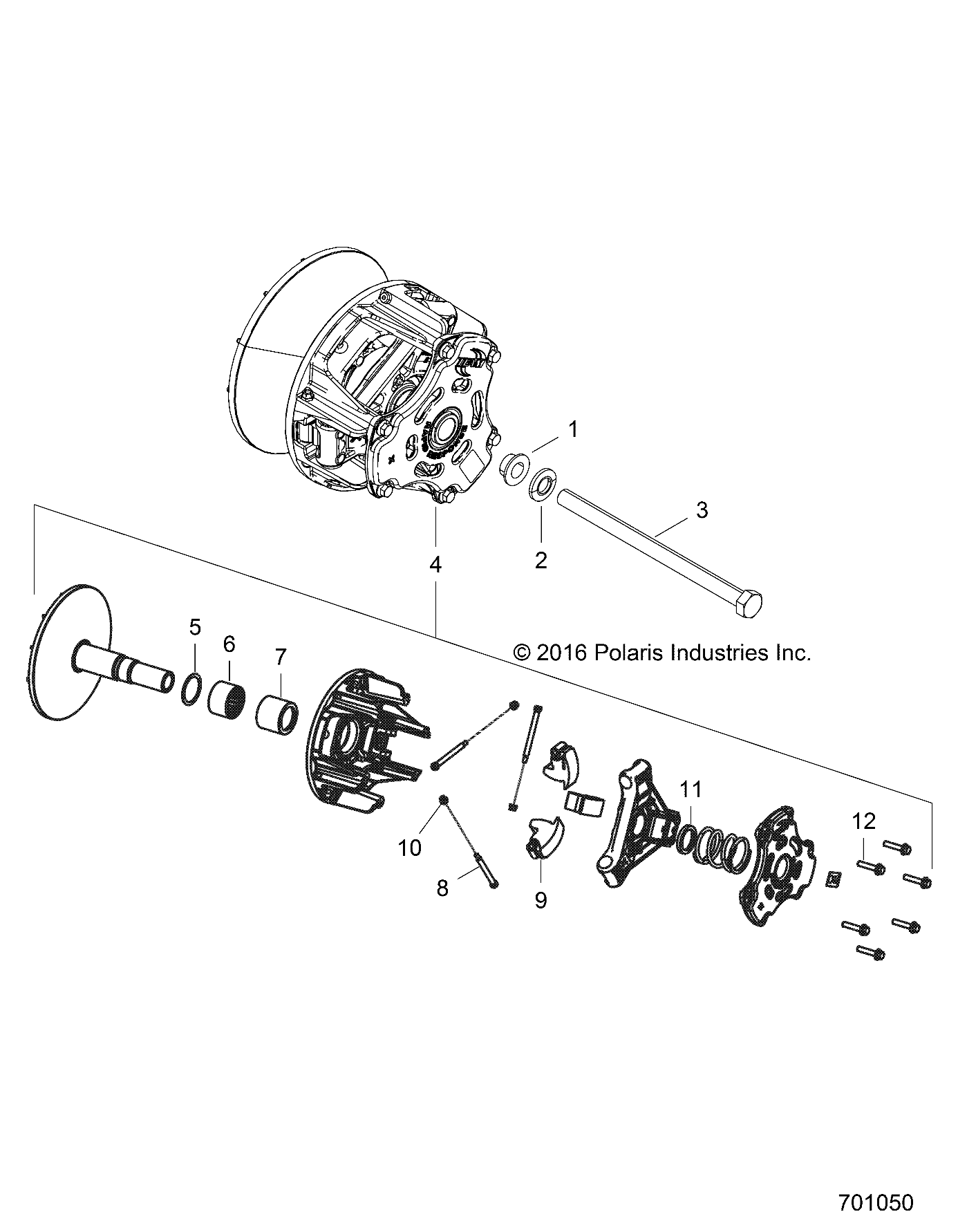 TRANSMISSION EMBRAYAGE PRIMAIRE POUR RANGER 1000 DIESEL 2016