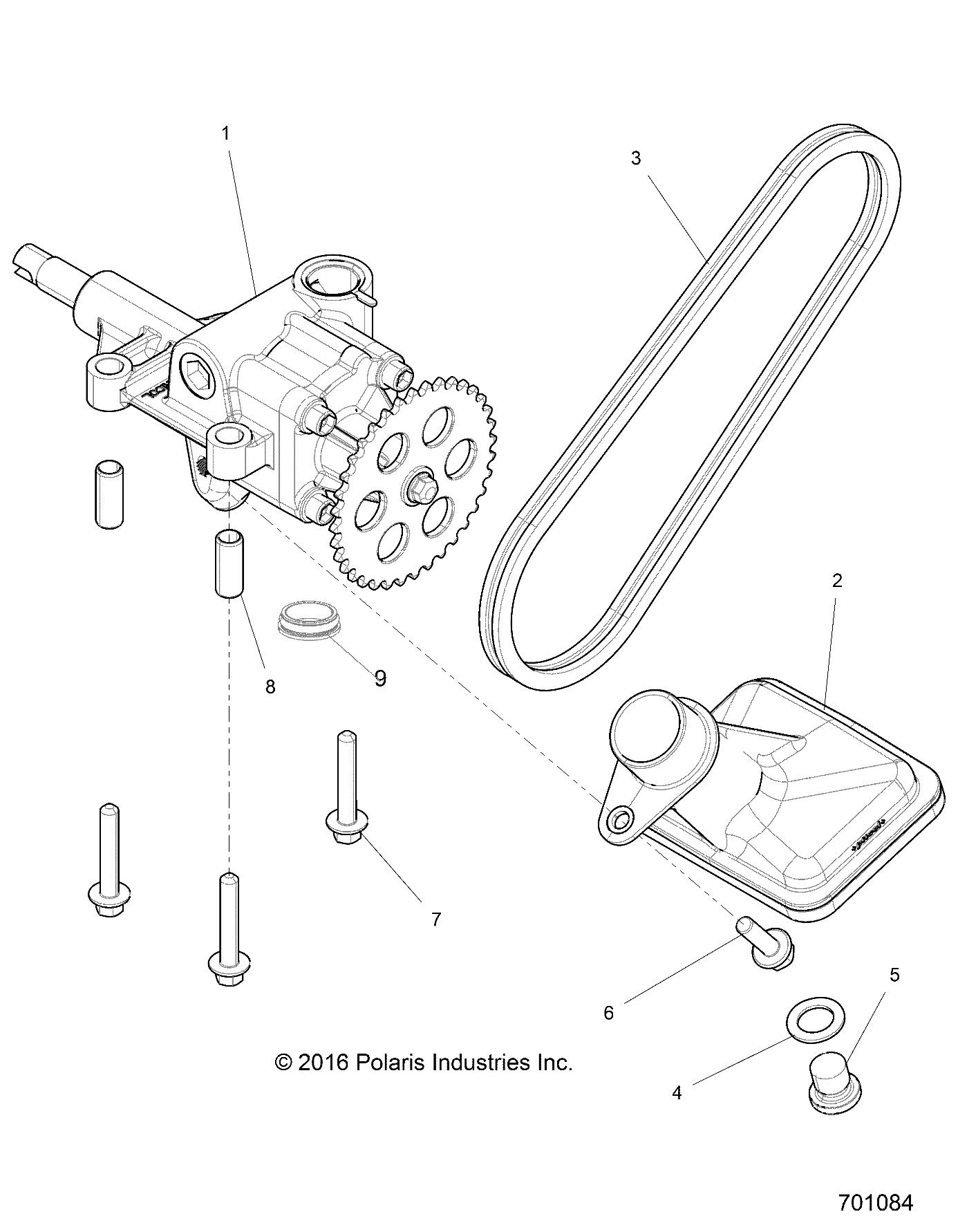 MOTEUR POMPE A HUILE POUR GENERAL 1000 DELUX 2020