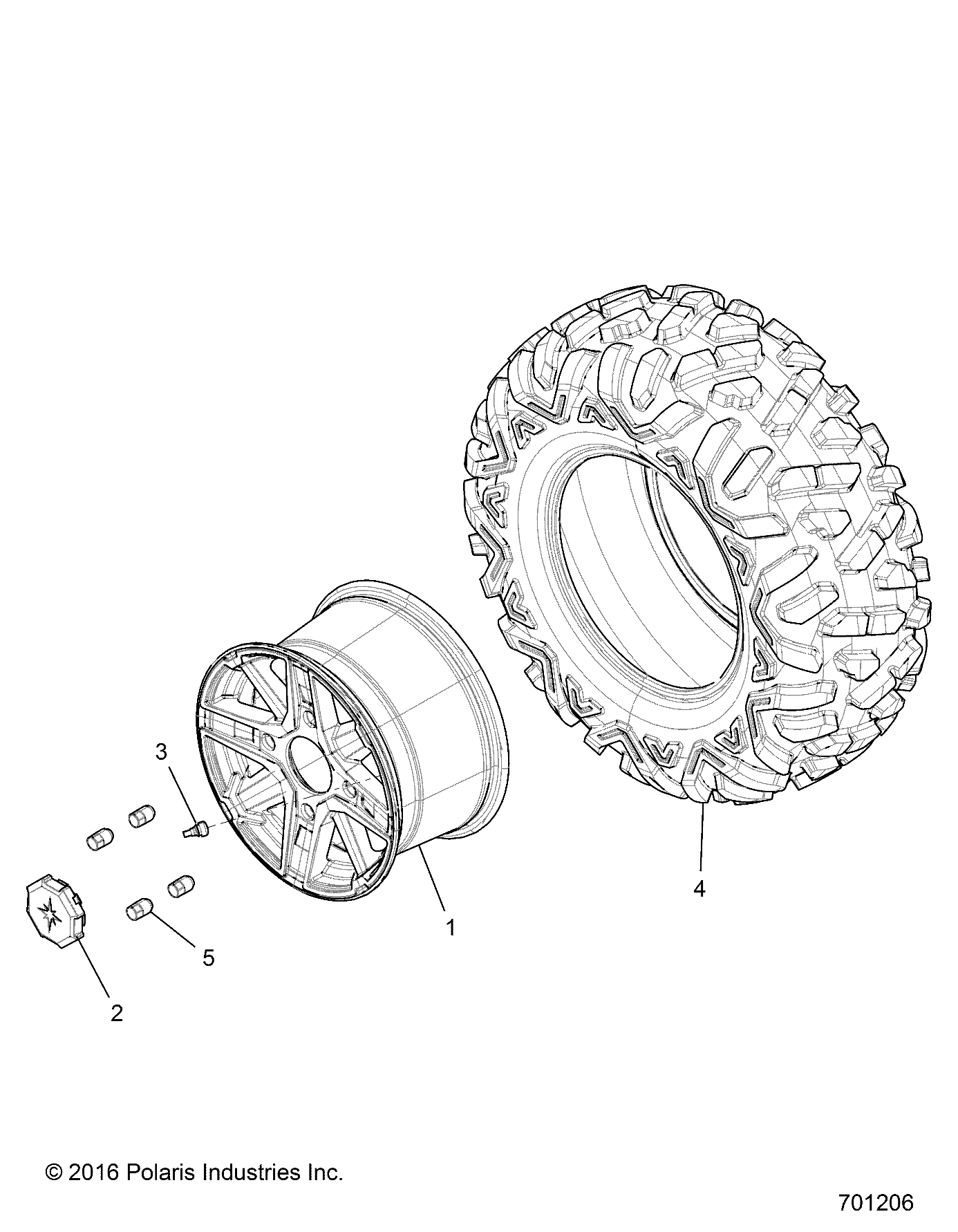 ROUES ROUES ARRIERE POUR RZR XP 4 1000 POLAND 2020