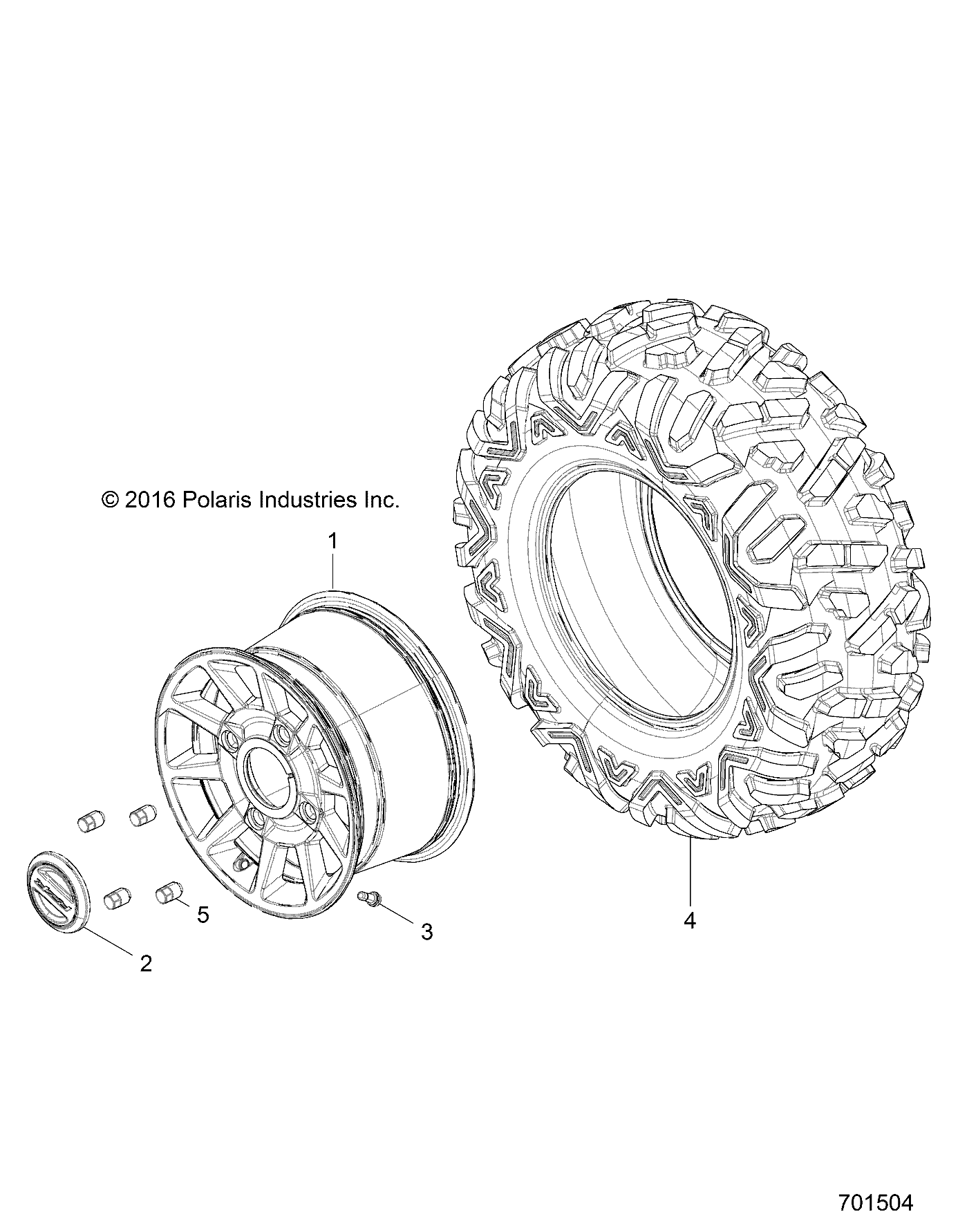 ROUES ROUES ARRIERE POUR RZR XP TURBO MD 2018
