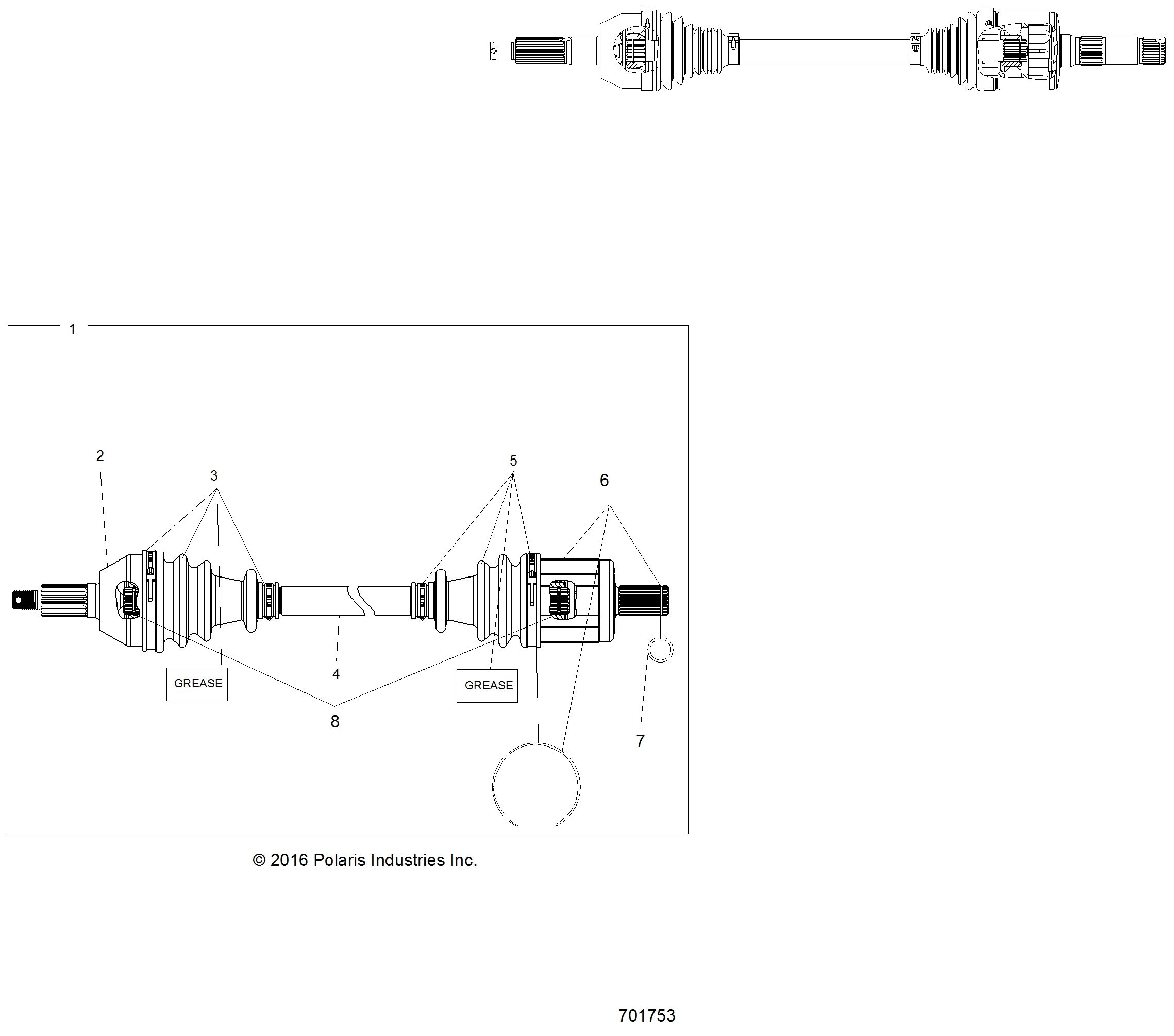 TRANSMISSION ARBRE DENTRAINEMENT AVANT POUR RANGER 48V EV INTL 2022