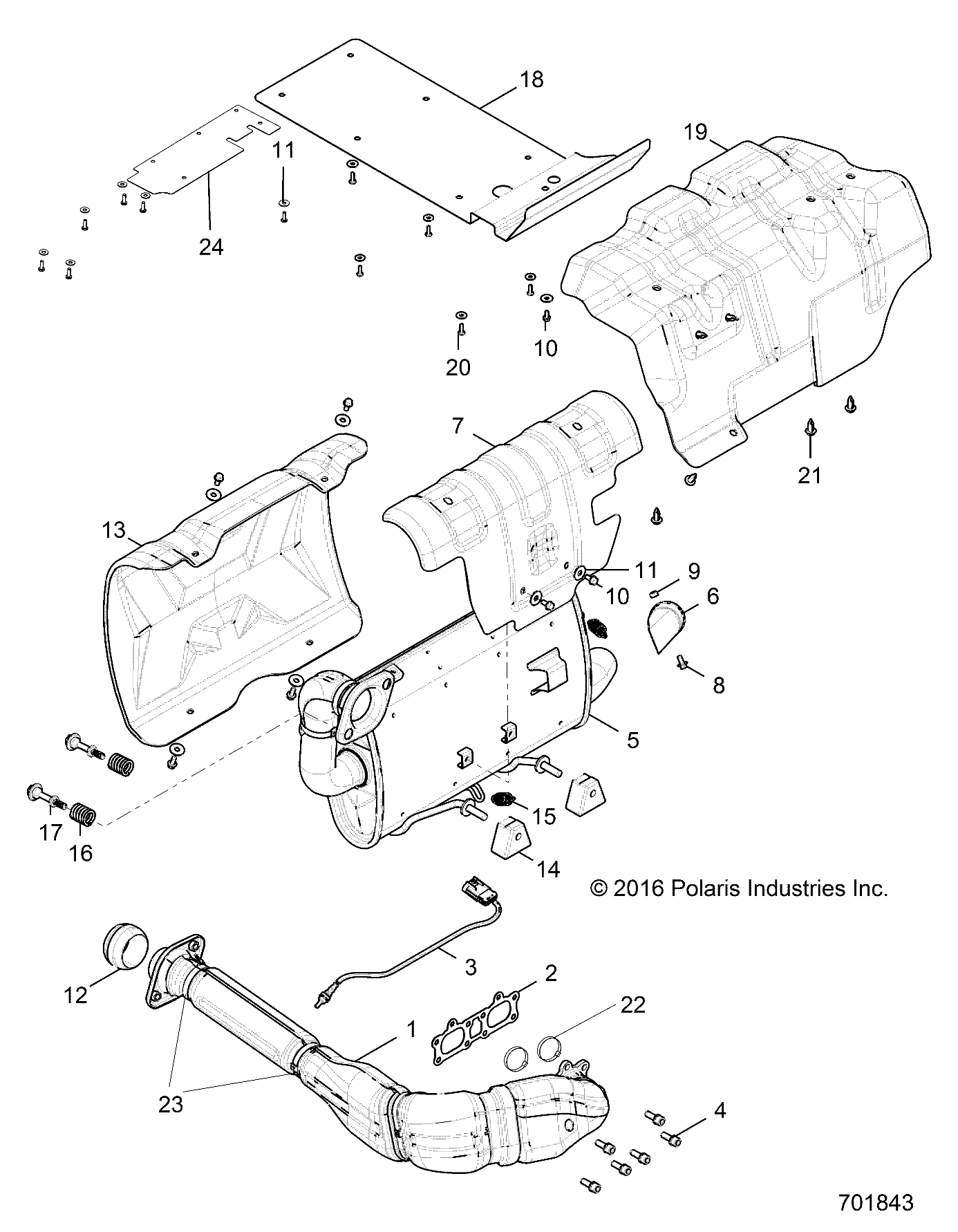 MOTEUR SYSTEME DECHAPPEMENT POUR GENERAL 1000 4 MD 2017