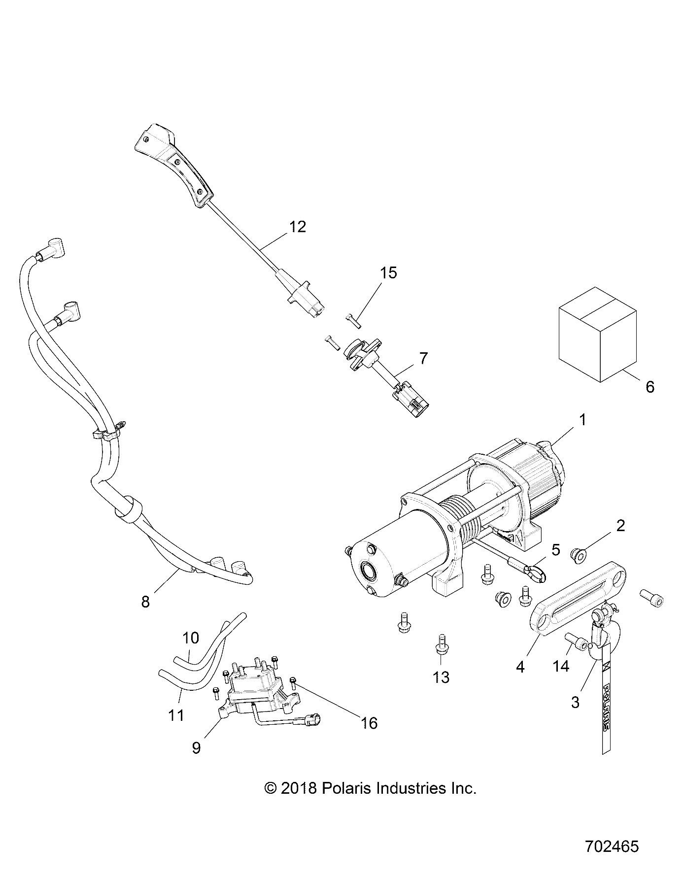 ACCESSOIRES TREUIL POUR RANGER CREW XP1000 EPS HIGH LIFTER 2019