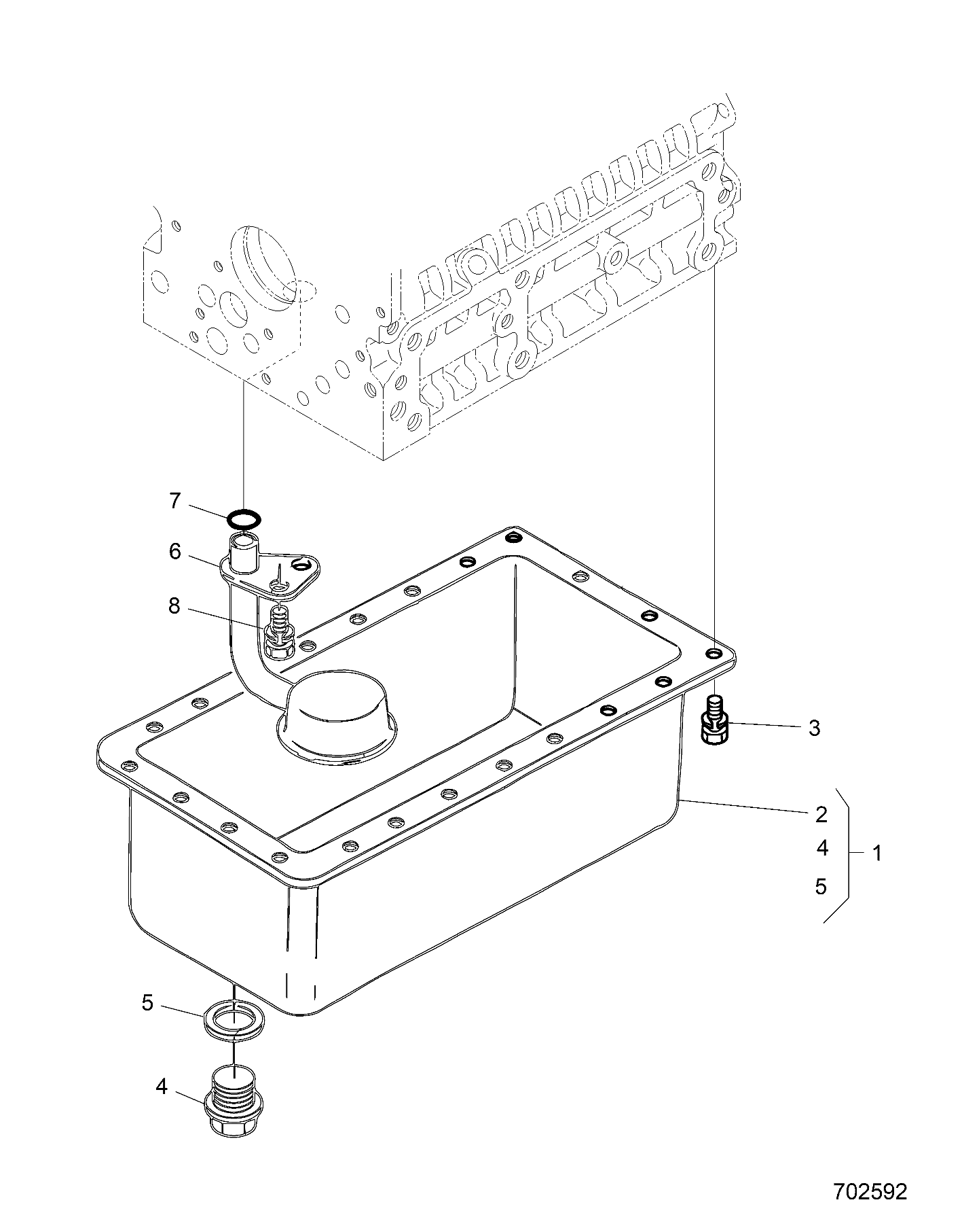 MOTEUR BAC HUILE POUR RANGER DIESEL HD EPS DLX EUTRACTORAU 2023