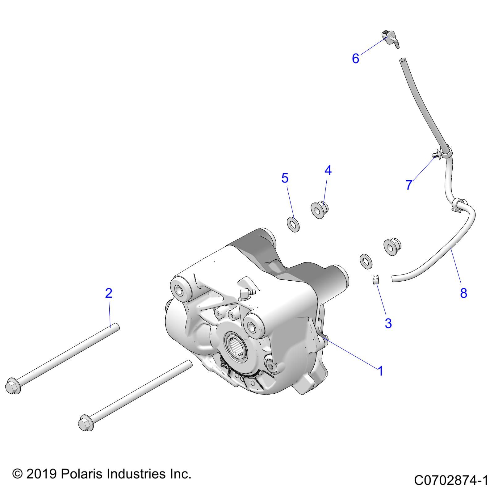 TRANSMISSION MONTAGE BOITE AVANT POUR RZR 64 T 2022