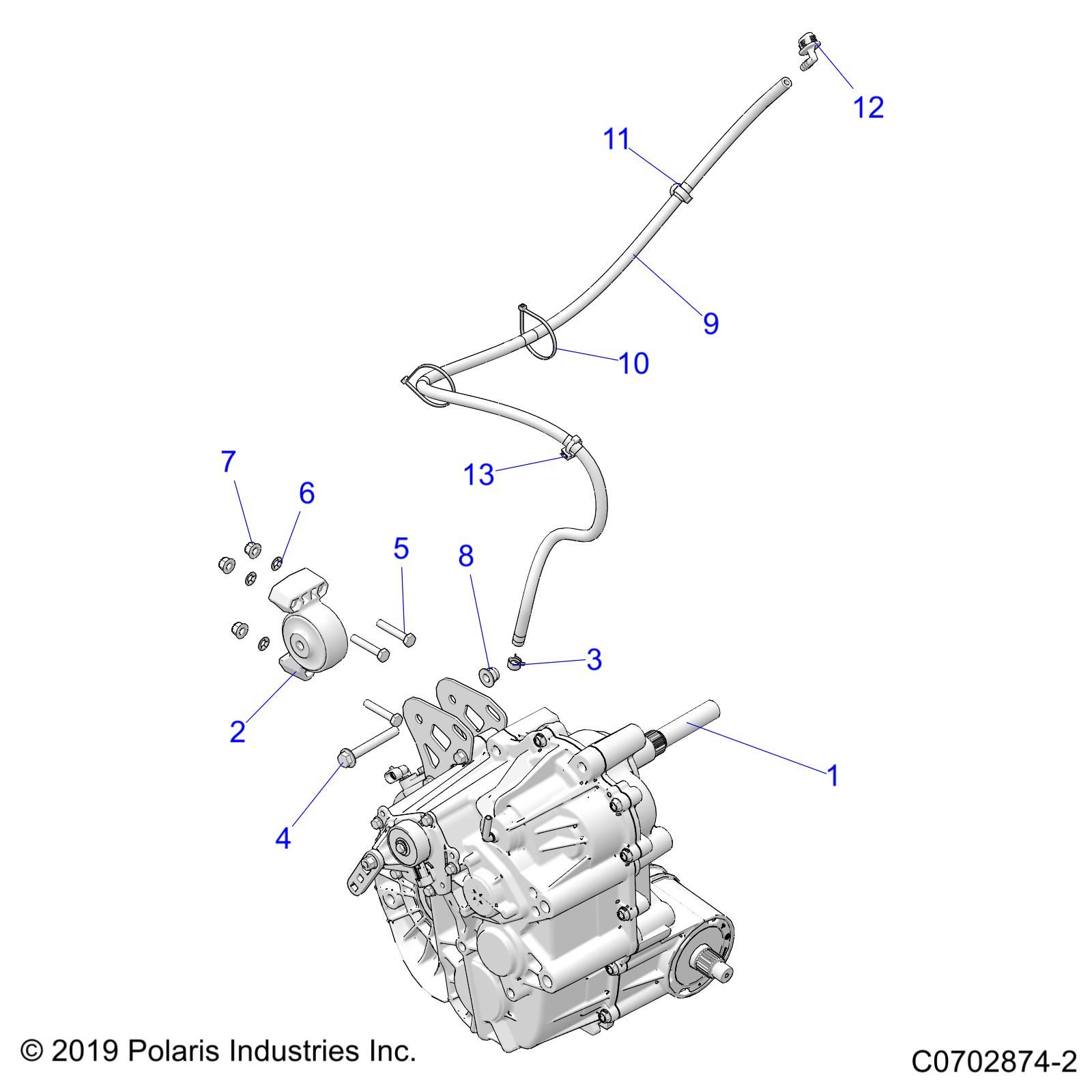 TRANSMISSION MONTAGE BOITE PRINCIPALE POUR RZR PRO XP 4 SPORT 2022