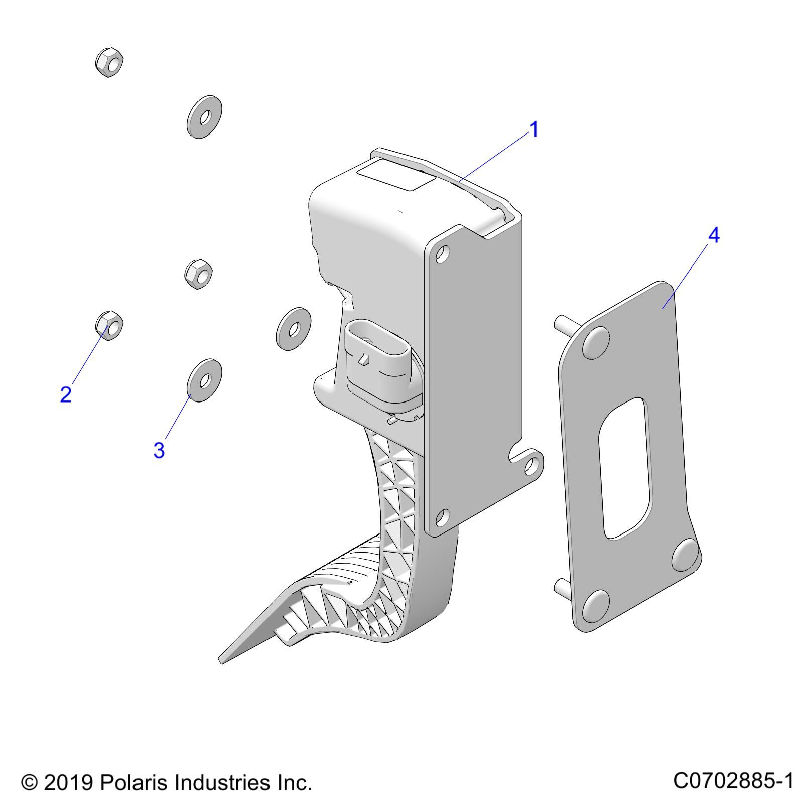 MOTEUR PEDALE DACCELERATEUR POUR RZR PRO XP 2020