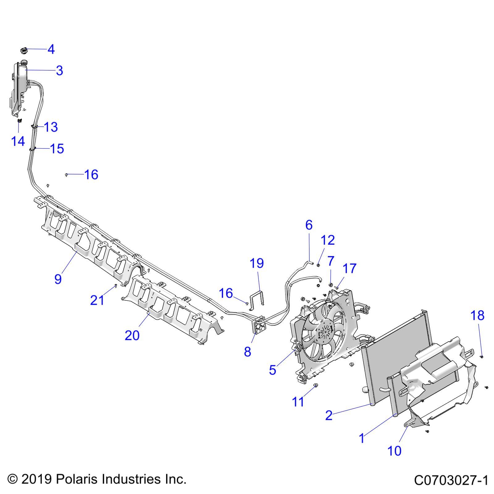 MOTEUR MONTAGE RADIATEUR POUR RZR PRO XP 4 PREMIUM 2022