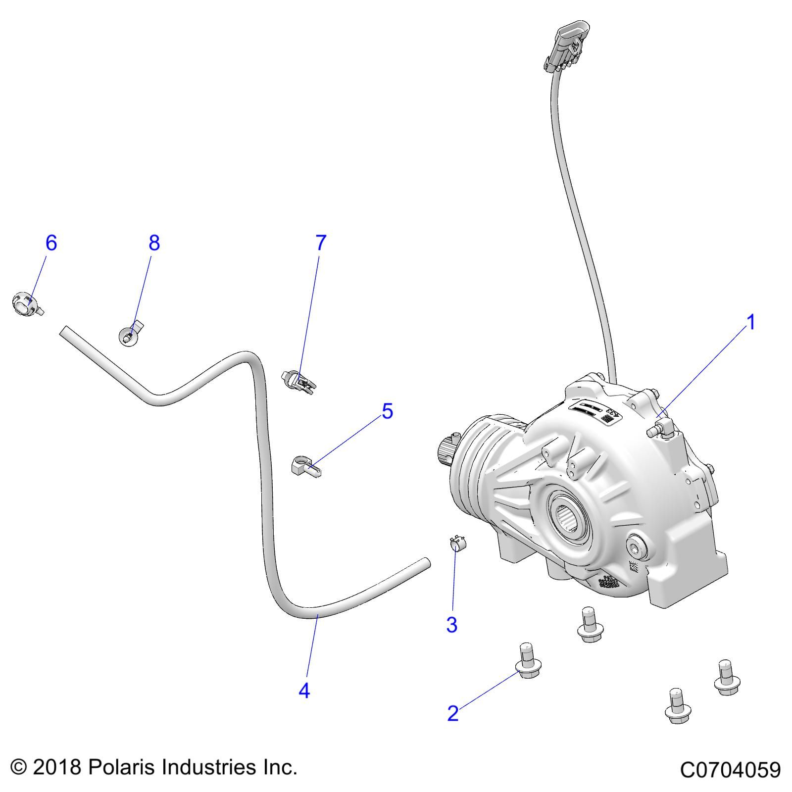 TRANSMISSION MONTAGE BOITE AVANT POUR GENERAL XP 1000 DELUXE RC 2022