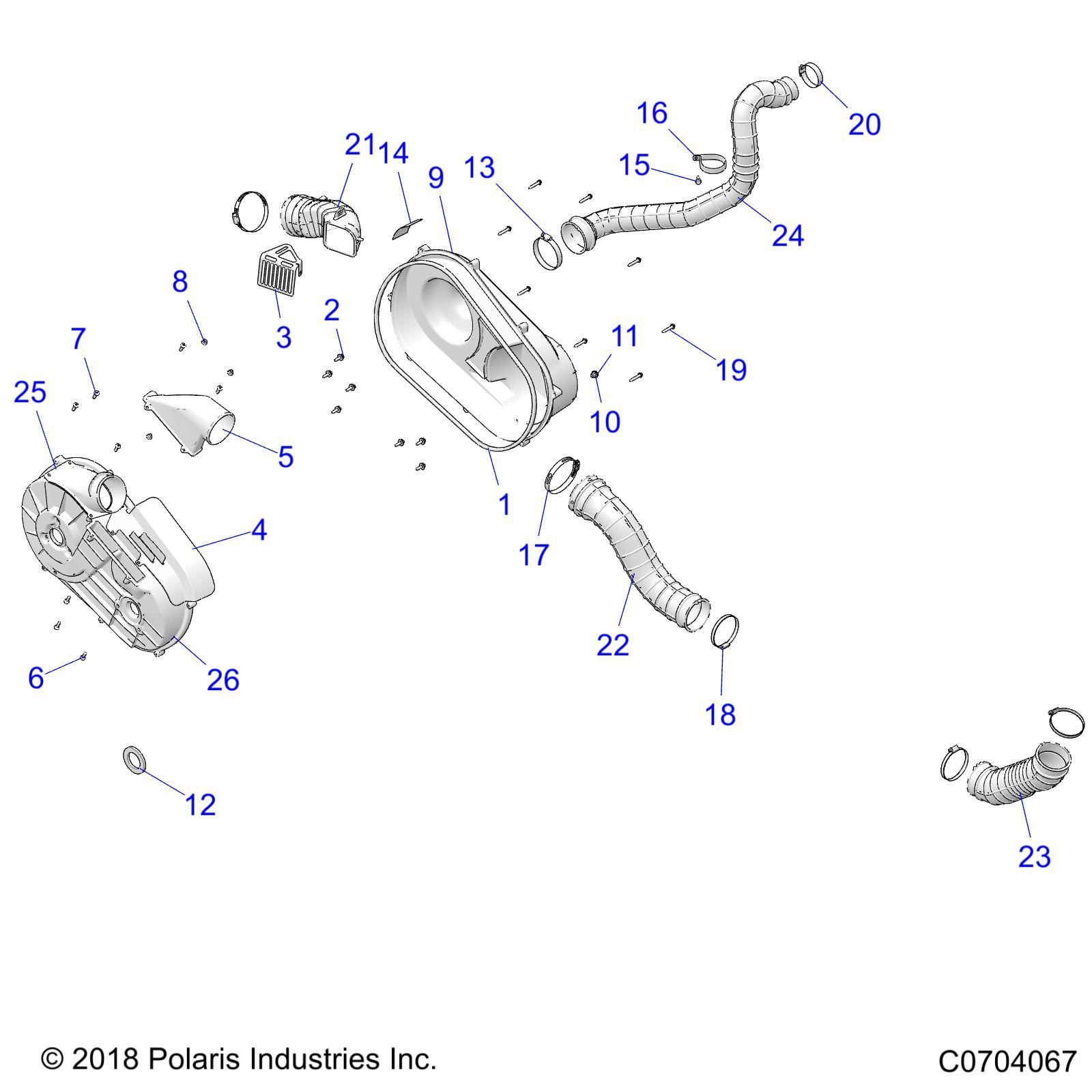 TRANSMISSION CARTER DEMBRAYAGE POUR GENERAL XP 1000 LE TROY LEE 2022