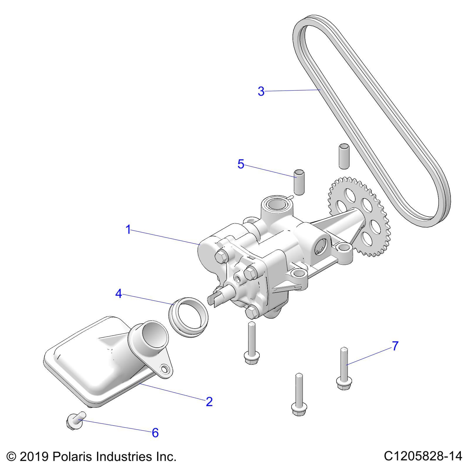 MOTEUR POMPE A HUILE POUR RZR PRO XP 2020
