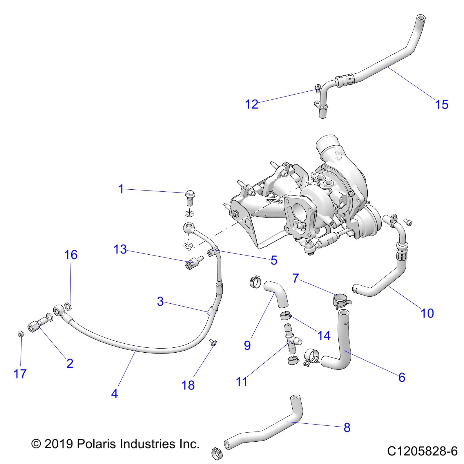 ENGINE TURBO COOLING AND OIL POUR RZR PRO XP DELUXE R03 2023