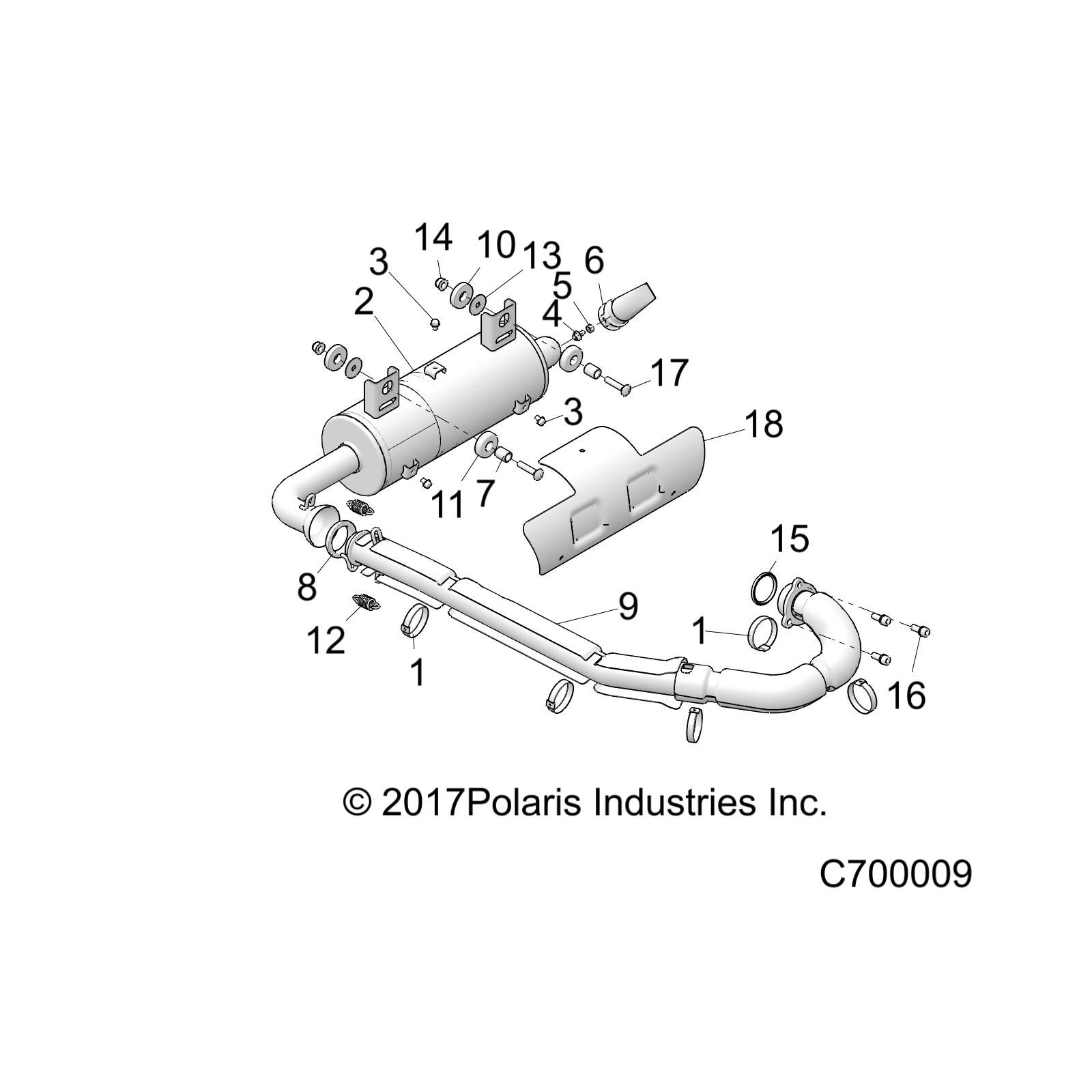 MOTEUR SYSTEME DECHAPPEMENT POUR RANGER 570 FULL SIZE 2019