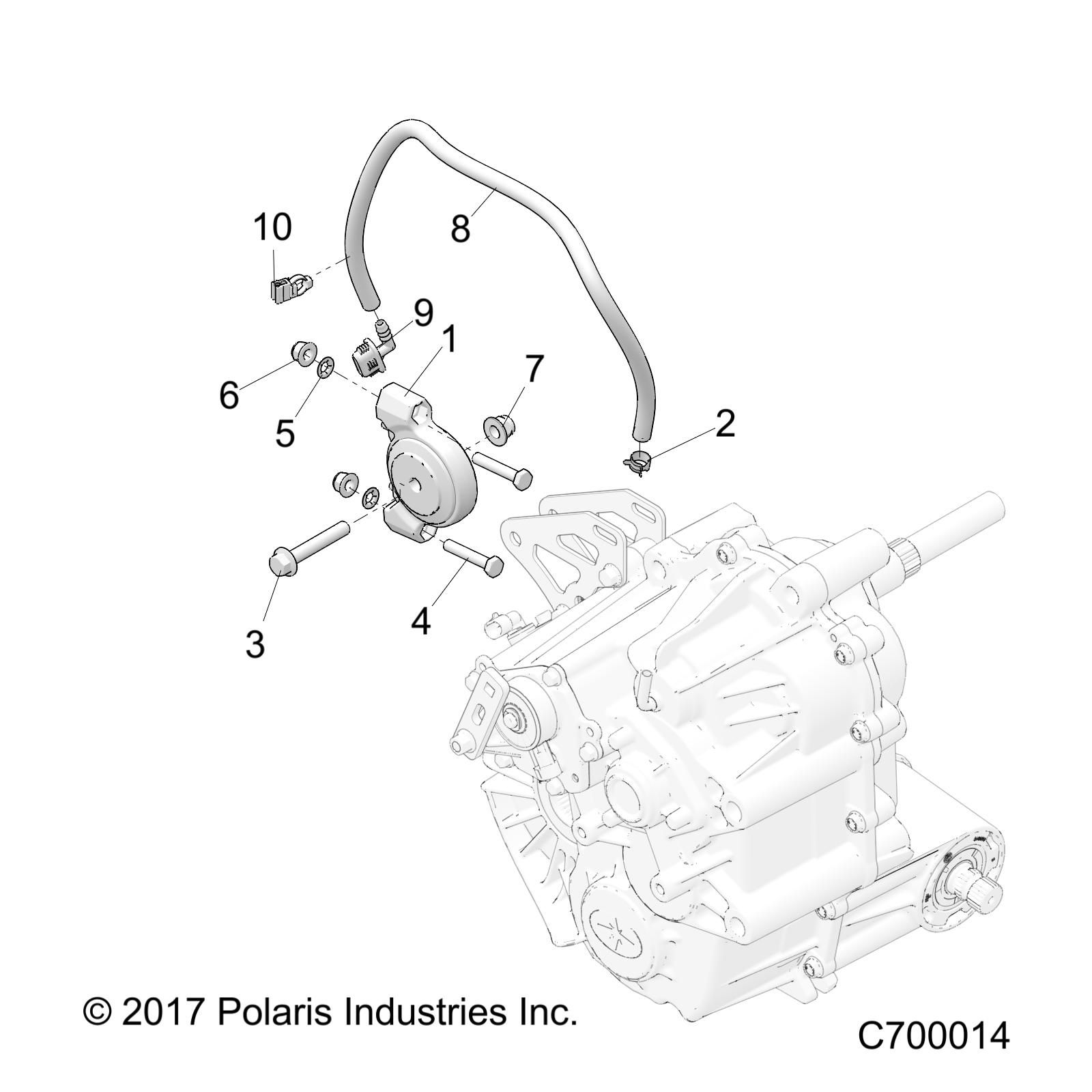 TRANSMISSION MONTAGE BOITE PRINCIPALE POUR RANGER CREW XP 1000 49S FACTORY CHOICE 2019