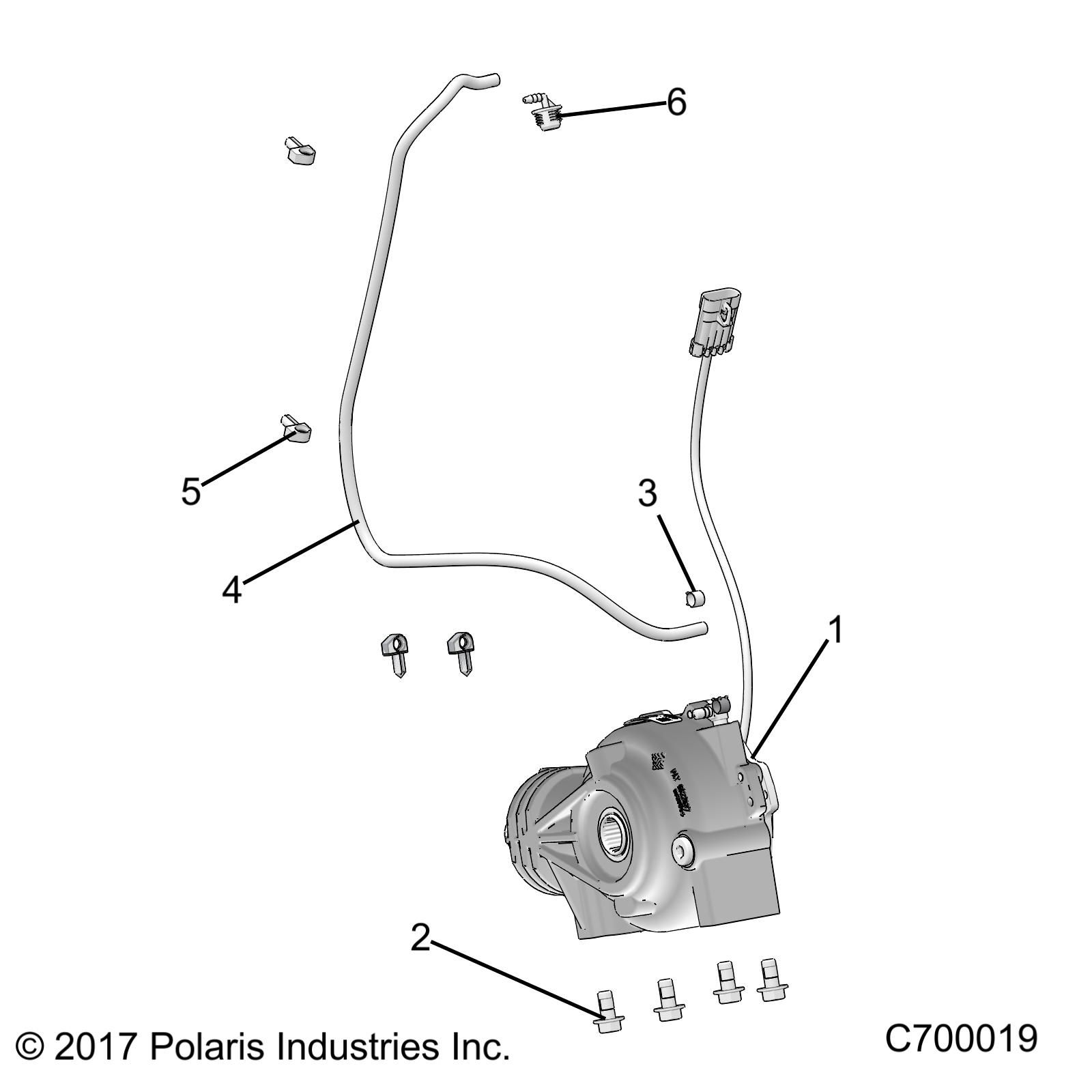TRANSMISSION MONTAGE BOITE AVANT POUR RANGER CREW XP1000 EPS NSTR 2019