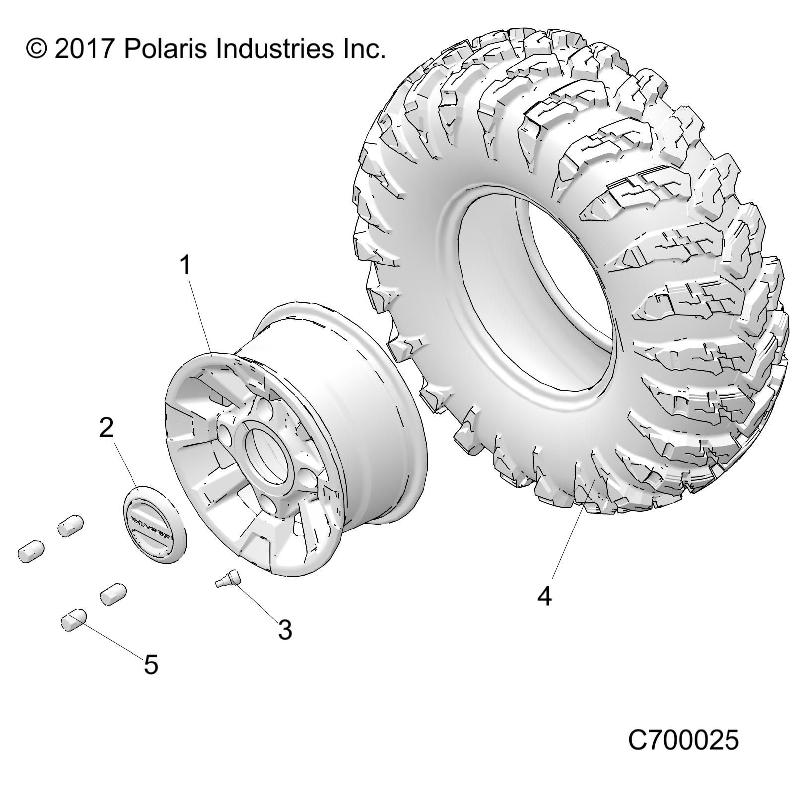 ROUES ROUES AVANT POUR RANGER 1000 EPS RC 2020