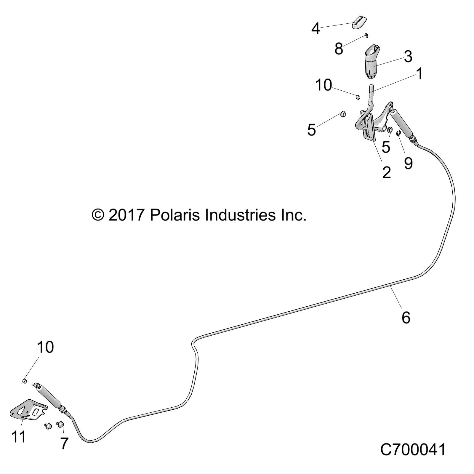 TRANSMISSION SELECTEUR DE VITESSES POUR RANGER XP 1000 EPS INTL 2022