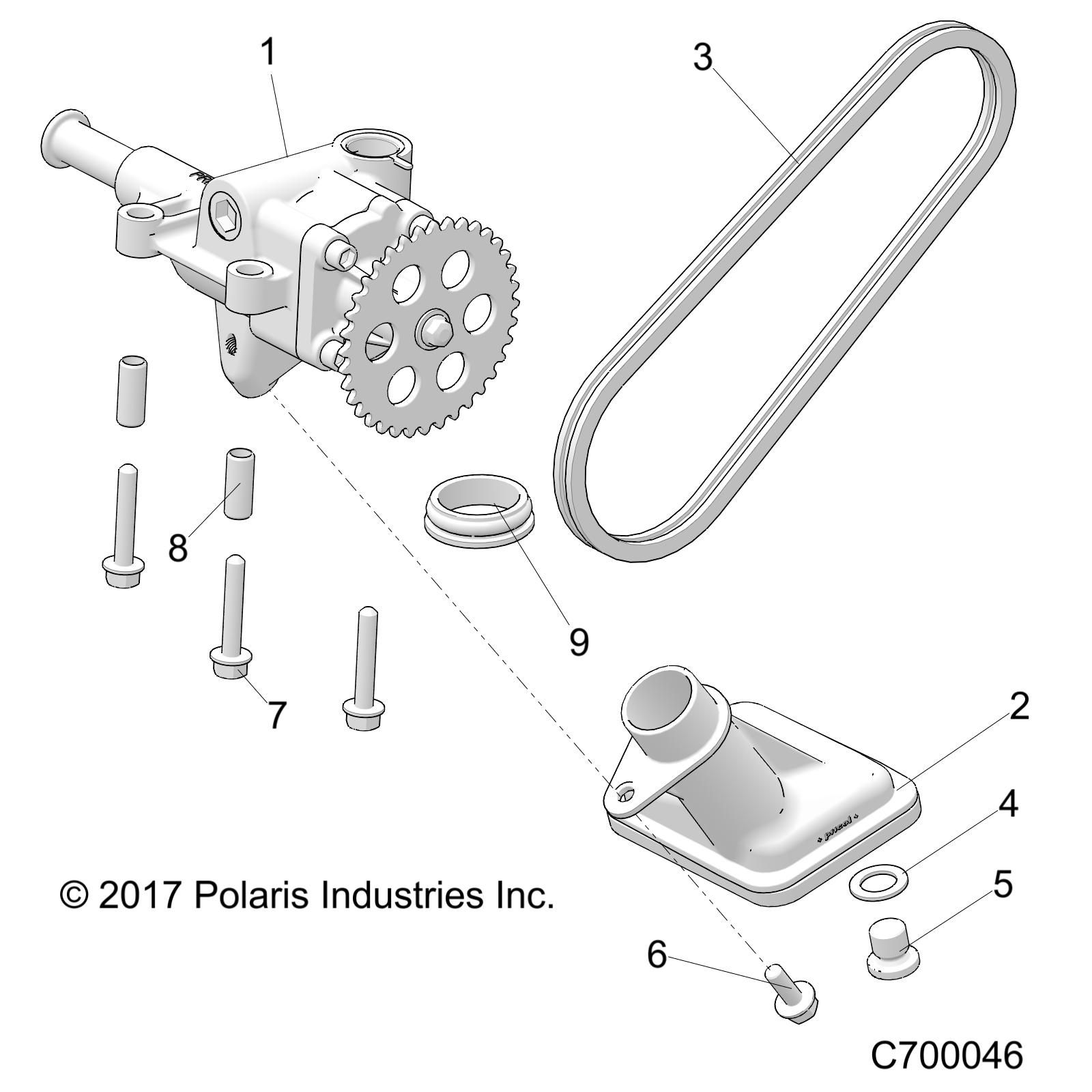 MOTEUR POMPE A HUILE POUR RANGER 1000 FULLSIZE EPS FO 2020