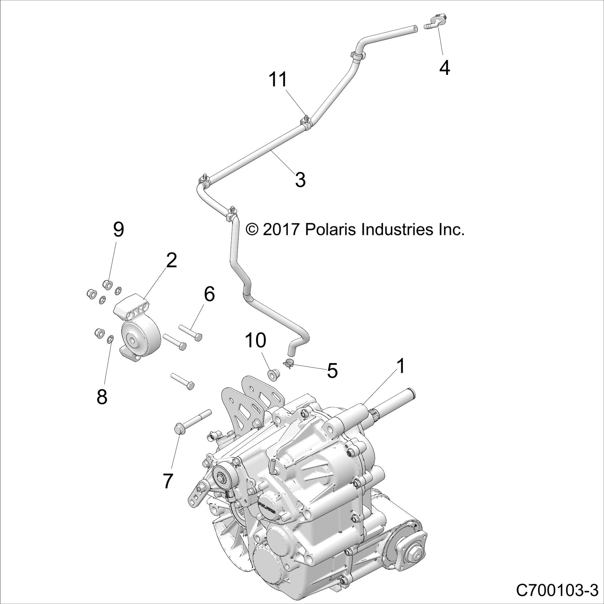 TRANSMISSION MONTAGE BOITE PRINCIPALE POUR RZR RS1 MD 2020