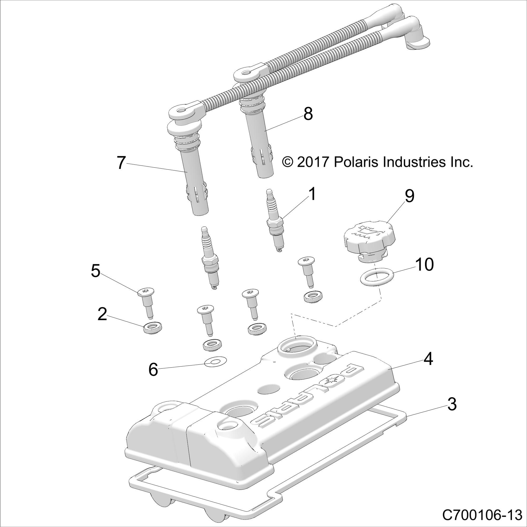 MOTEUR COUVERCLE DE SOUPAPES POUR RZR RS1 EPS 2022