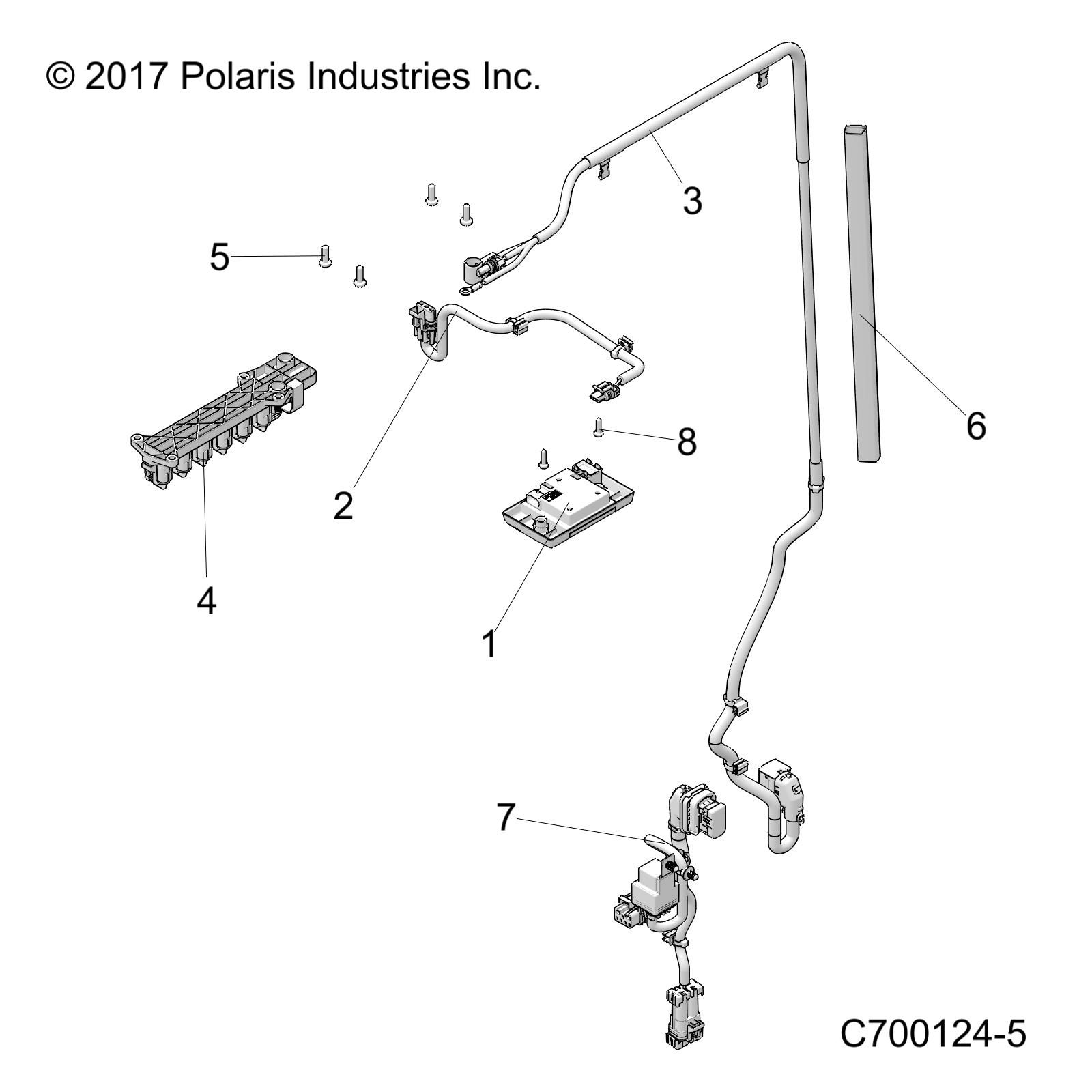 CARROSSERIE PLAFONNIER AVEC FAISCEAUX POUR RANGER XP 1000 PS NSTR 2021