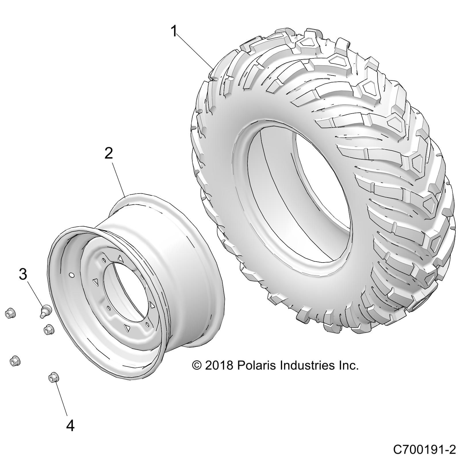 ROUES ROUES AVANT POUR RZR TRAIL 570 2022