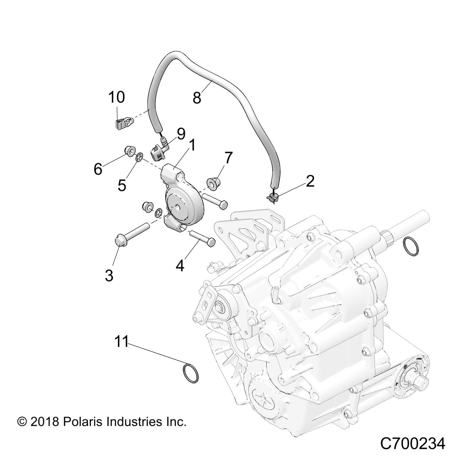 TRANSMISSION MONTAGE BOITE PRINCIPALE POUR RANGER XP1000 FC 2020