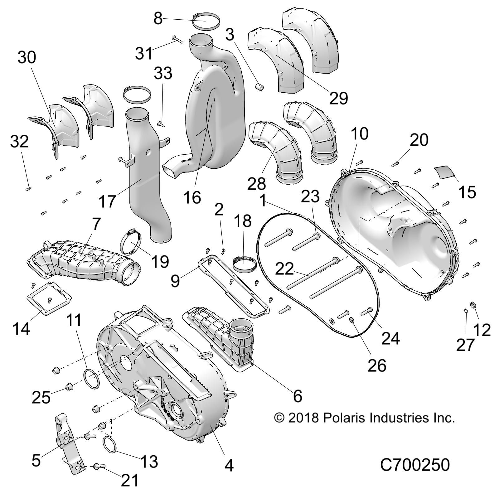 TRANSMISSION CARTER DEMBRAYAGE POUR RANGER CREW XP1000 EPS HIGH LIFTER 2019