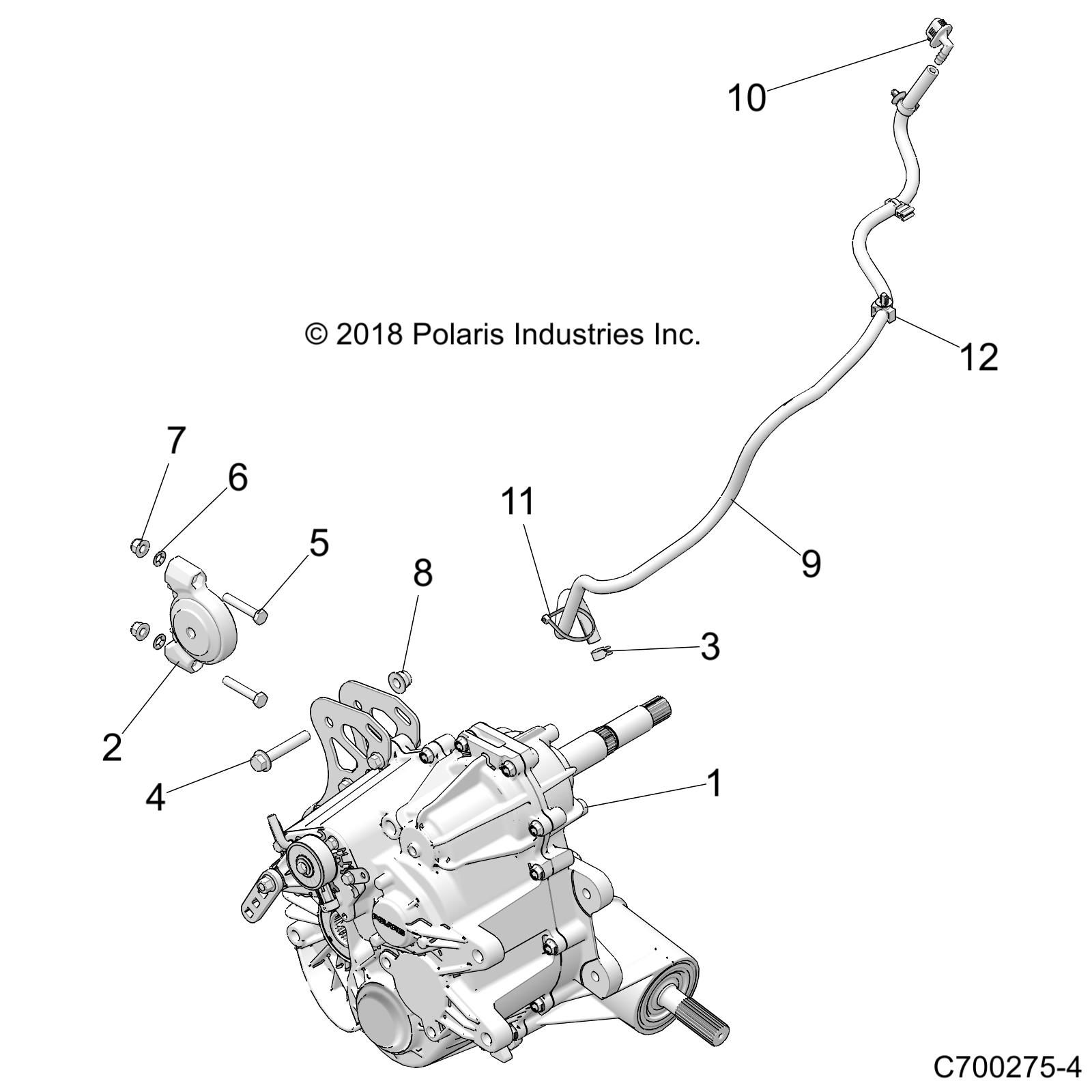 TRANSMISSION MONTAGE BOITE PRINCIPALE POUR RZR XP 1000 PREMIUM RIDE COMMAND R02 2023